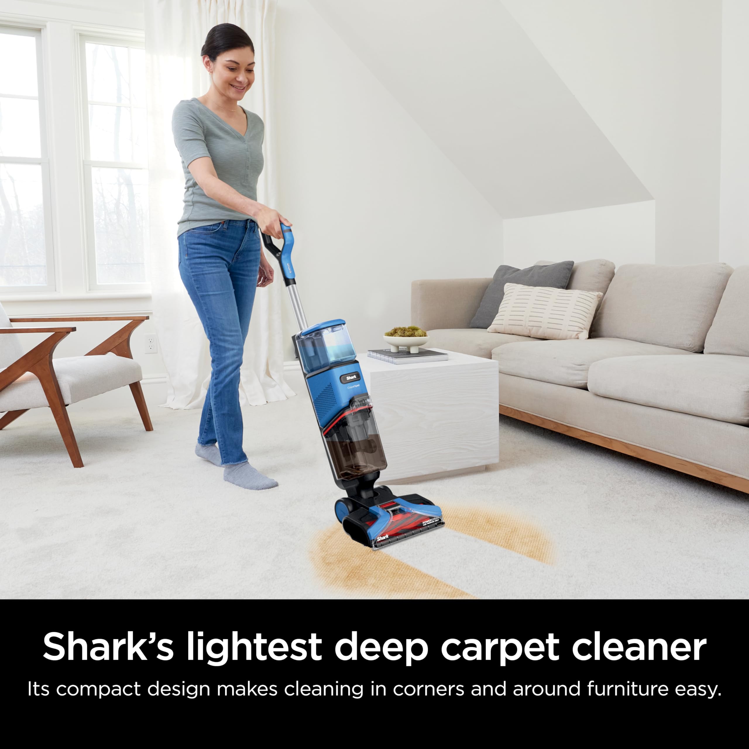Foto 8 pulgar | Limpiador De Alfombras Y Alfombras Shark Carpetxpert Ex121brn Blue - Venta Internacional.