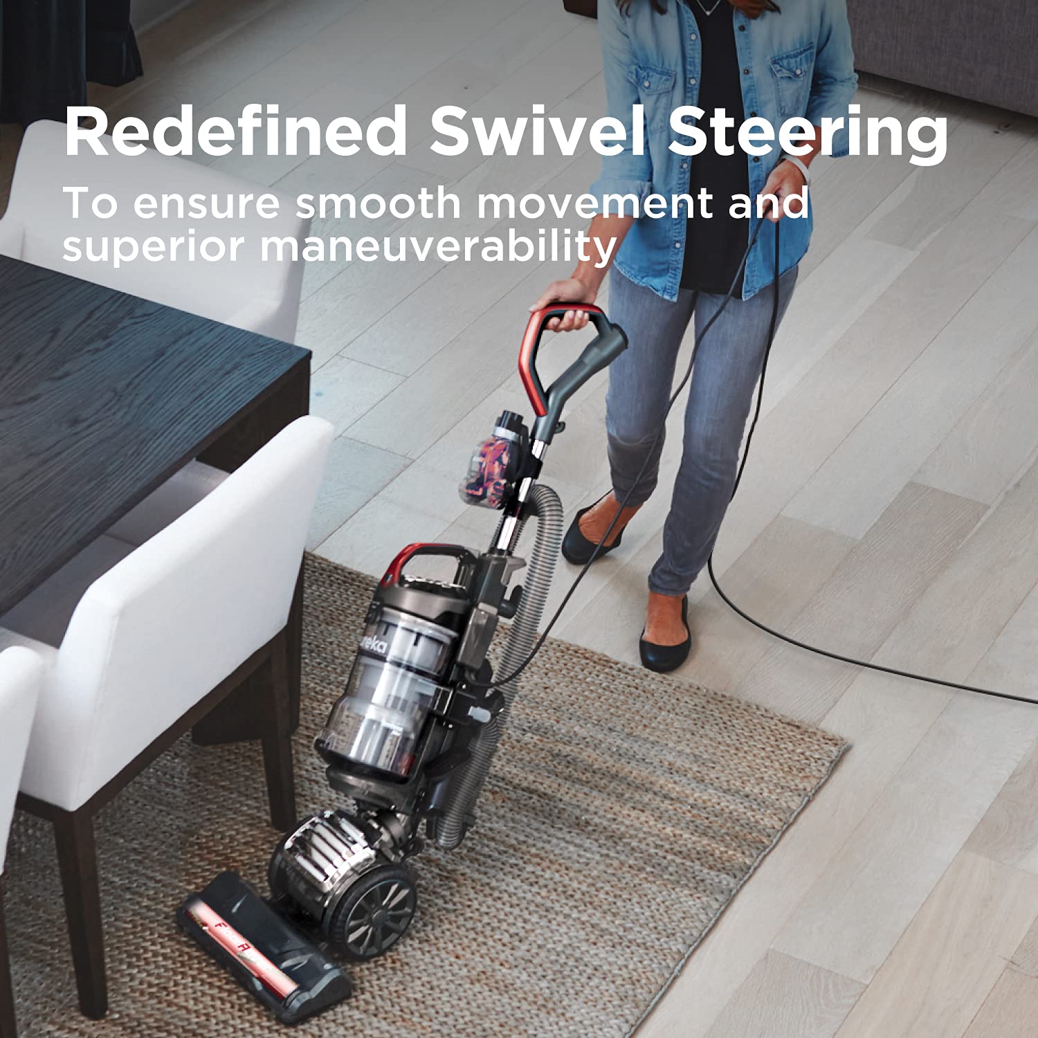 Foto 5 pulgar | Aspirador Eureka Floorrover Elite Neu630 Rojo Sin Bolsa - Venta Internacional