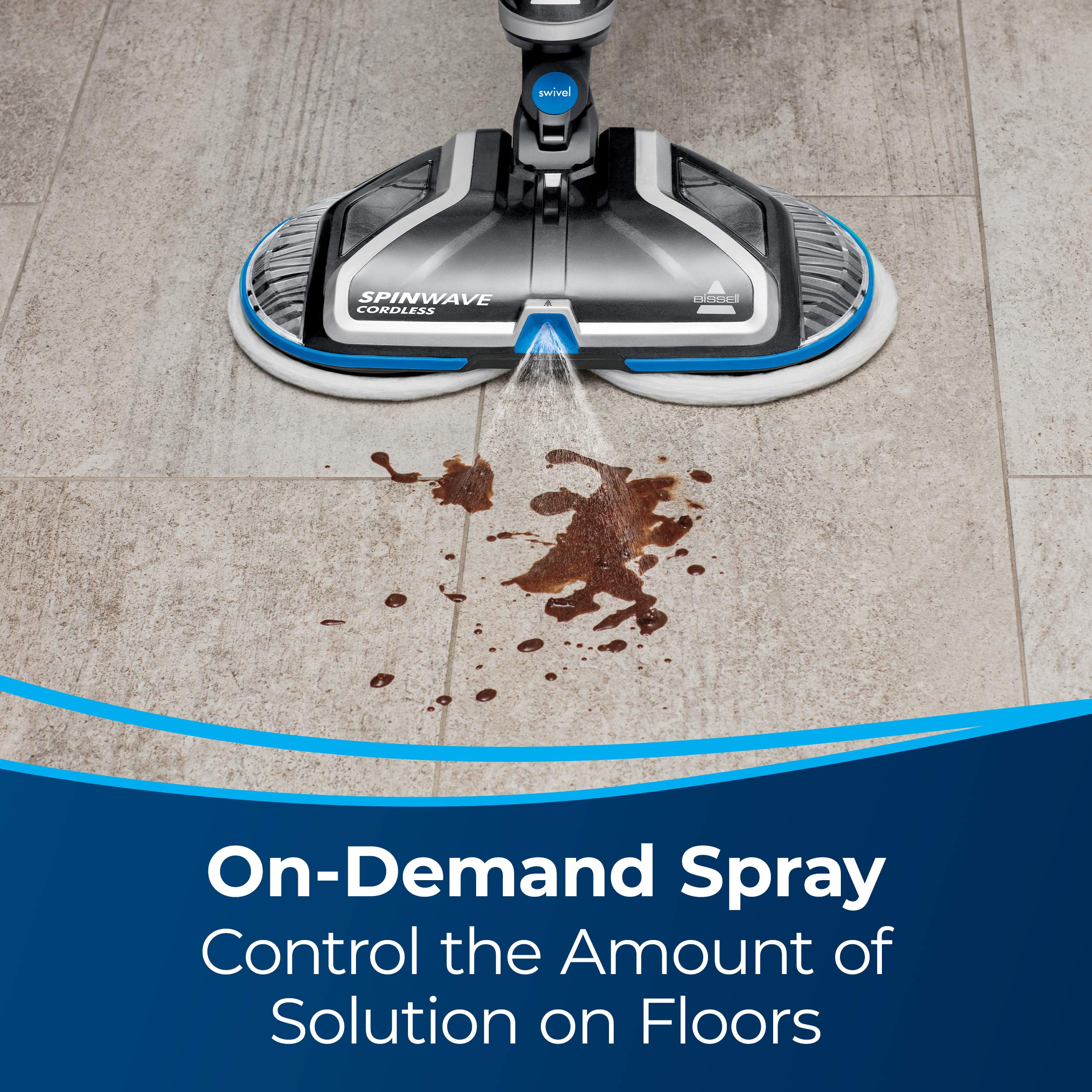 Foto 7 pulgar | Limpiador Spin Mop Cleaner Bissell Spinwave Inalámbrico para Suelos 18 V - Venta Internacional