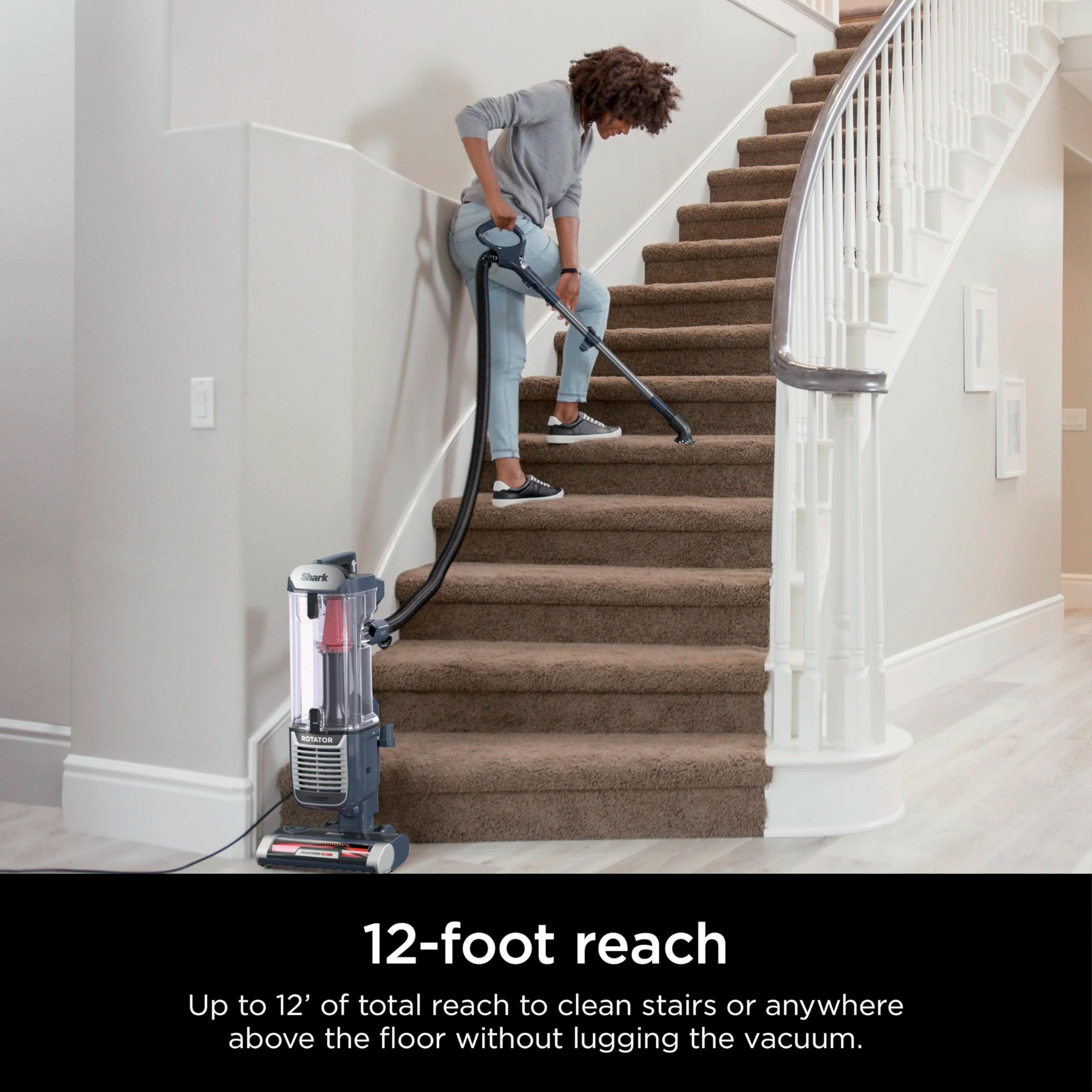 Foto 4 pulgar | Reacondicionado Aspirador Vertical Shark Zu100 Rotator Pet Con Powerfins - Venta Internacional.