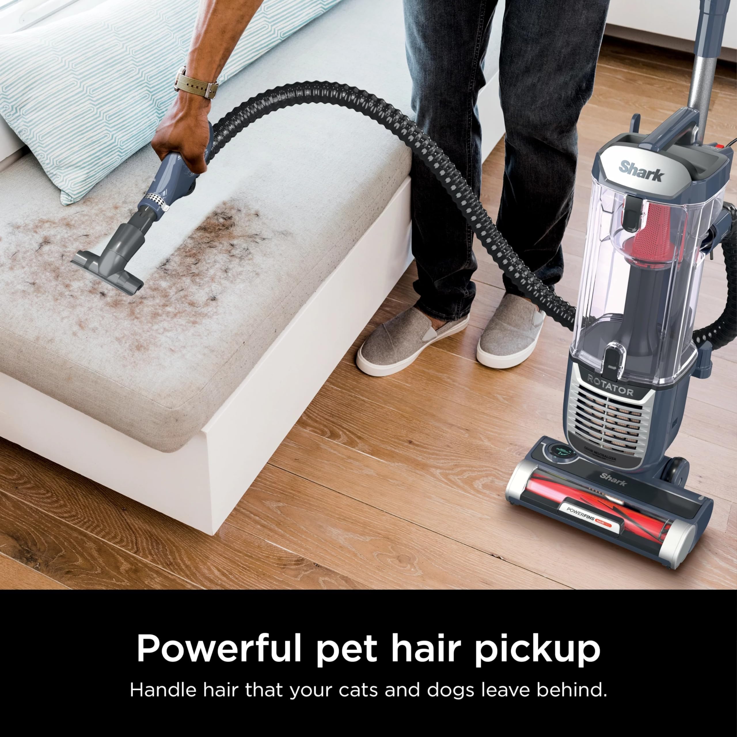 Foto 5 pulgar | Reacondicionado Aspirador Vertical Shark Zu100 Rotator Pet Con Powerfins - Venta Internacional.