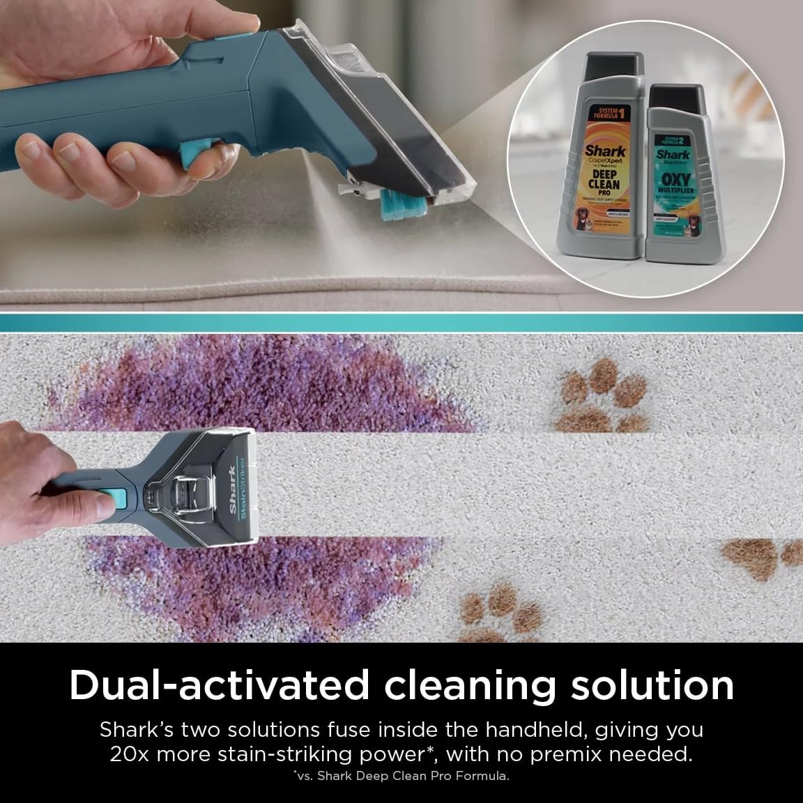 Foto 5 pulgar | Reacondicionado Limpiador De Alfombras Shark R-ex200 Carpetxpert Stain Striker Navy - Venta Internacional.