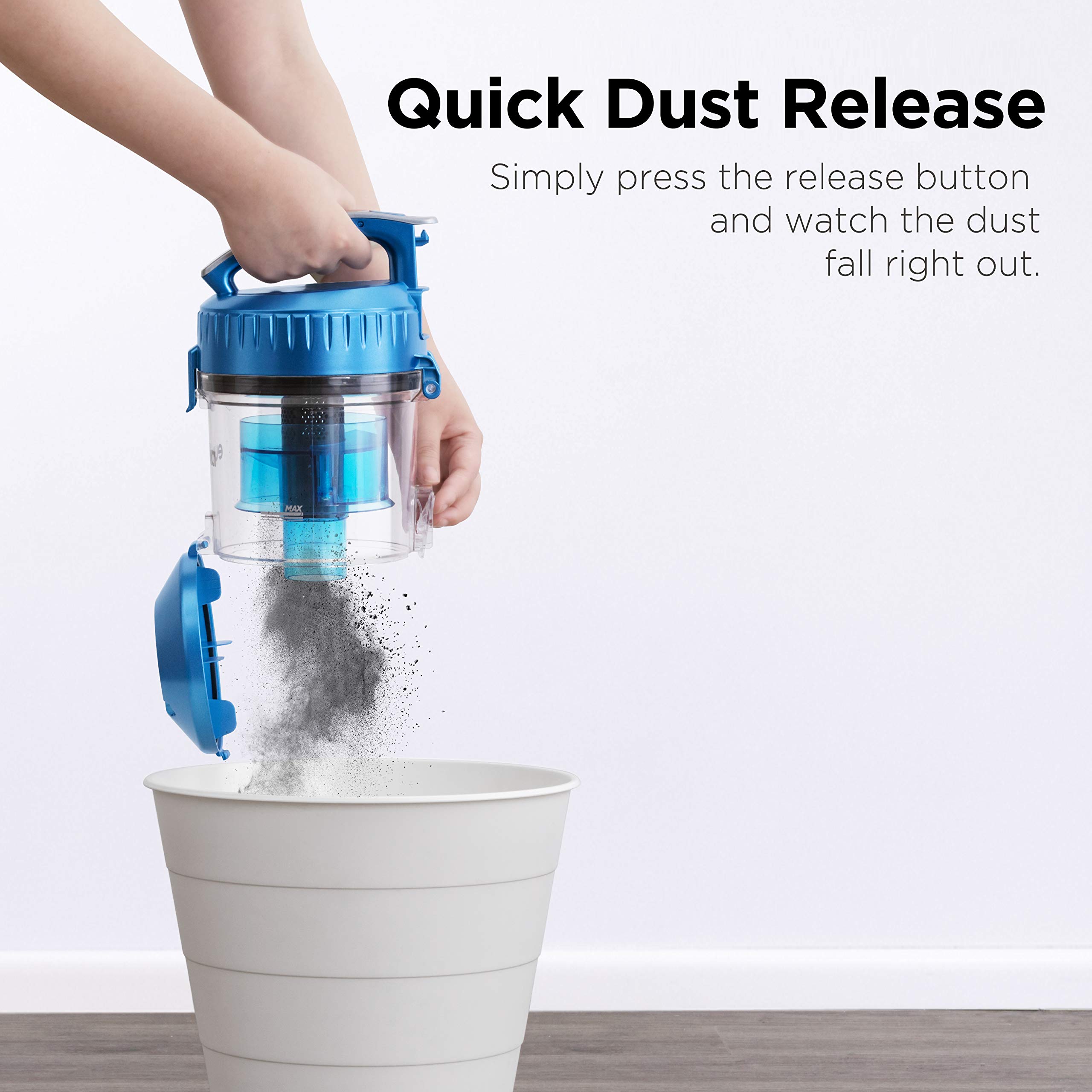Foto 7 pulgar | Aspiradora Eureka Whirlwind Con Bote Sin Bolsa, 2,5 L, Azul - Venta Internacional.