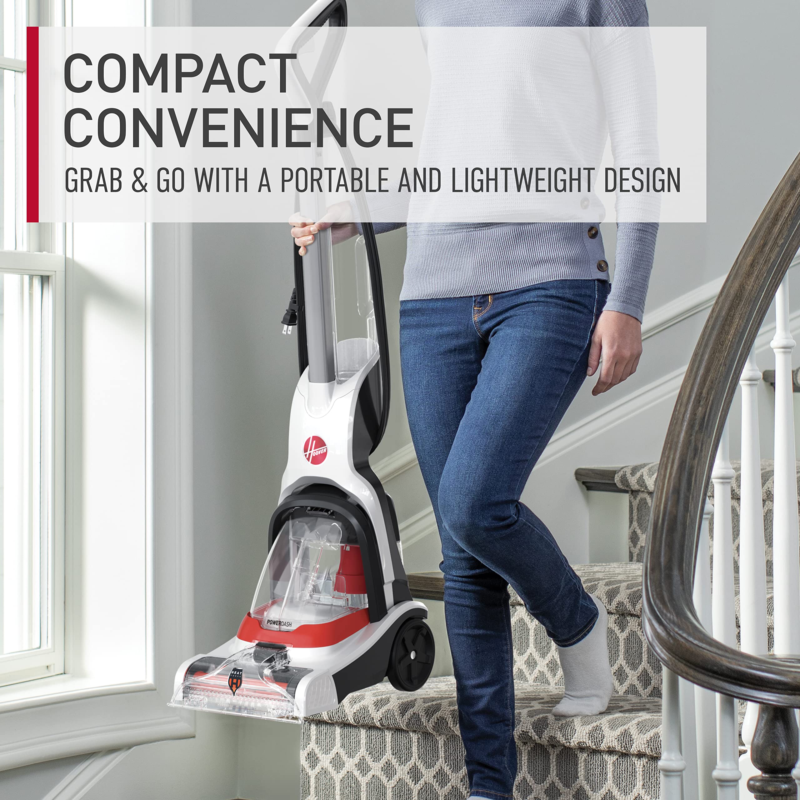 Foto 6 pulgar | Limpiador De Alfombras Hoover Powerdash Pet+ Compact Fh50751 Blanco - Venta Internacional.