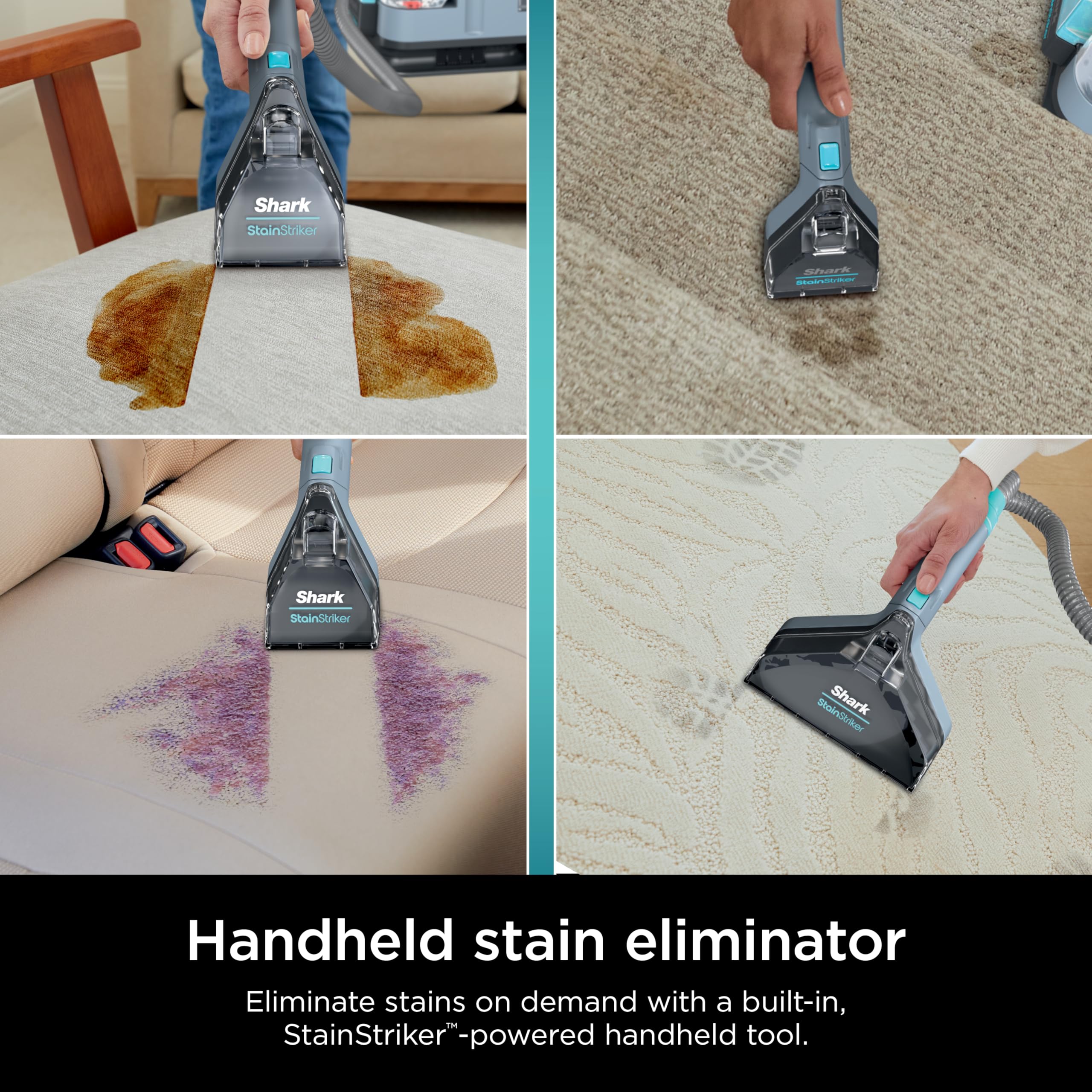 Foto 5 | Máquina Limpiadora De Alfombras Shark Stainstriker Px202brn Nordic Blue - Venta Internacional.