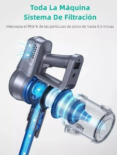 Foto 2 | Xtellar Aspiradora Inalámbrica 6 En 1 Potente, Multiuso Y Ligera, 200w En Elegante Tonalidad Gris Y Azul.