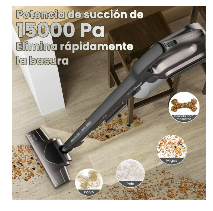 Foto 3 pulgar | Deerma Dx700s Aspiradora De Mano 3 En 1 15kpa 800ml Negro