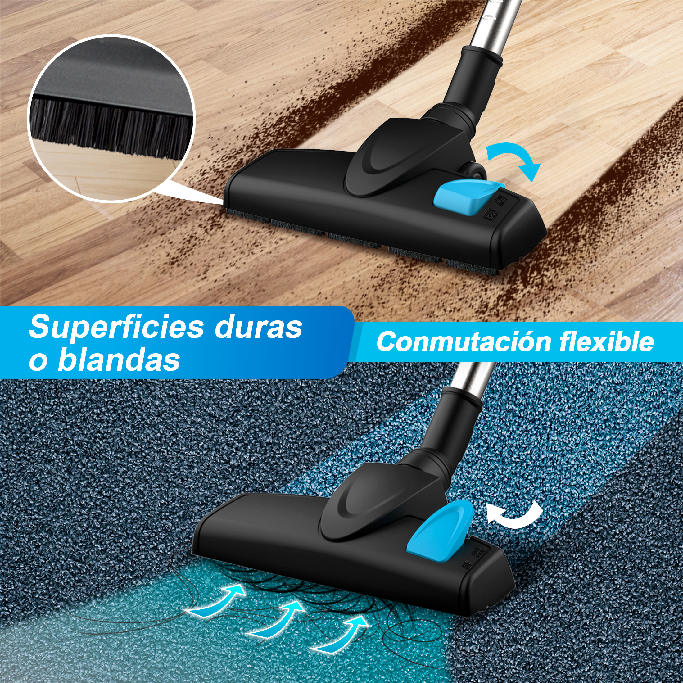 Foto 5 pulgar | Aspirador De Barra Inse I5 6 En 1 600w 18kpa Azul