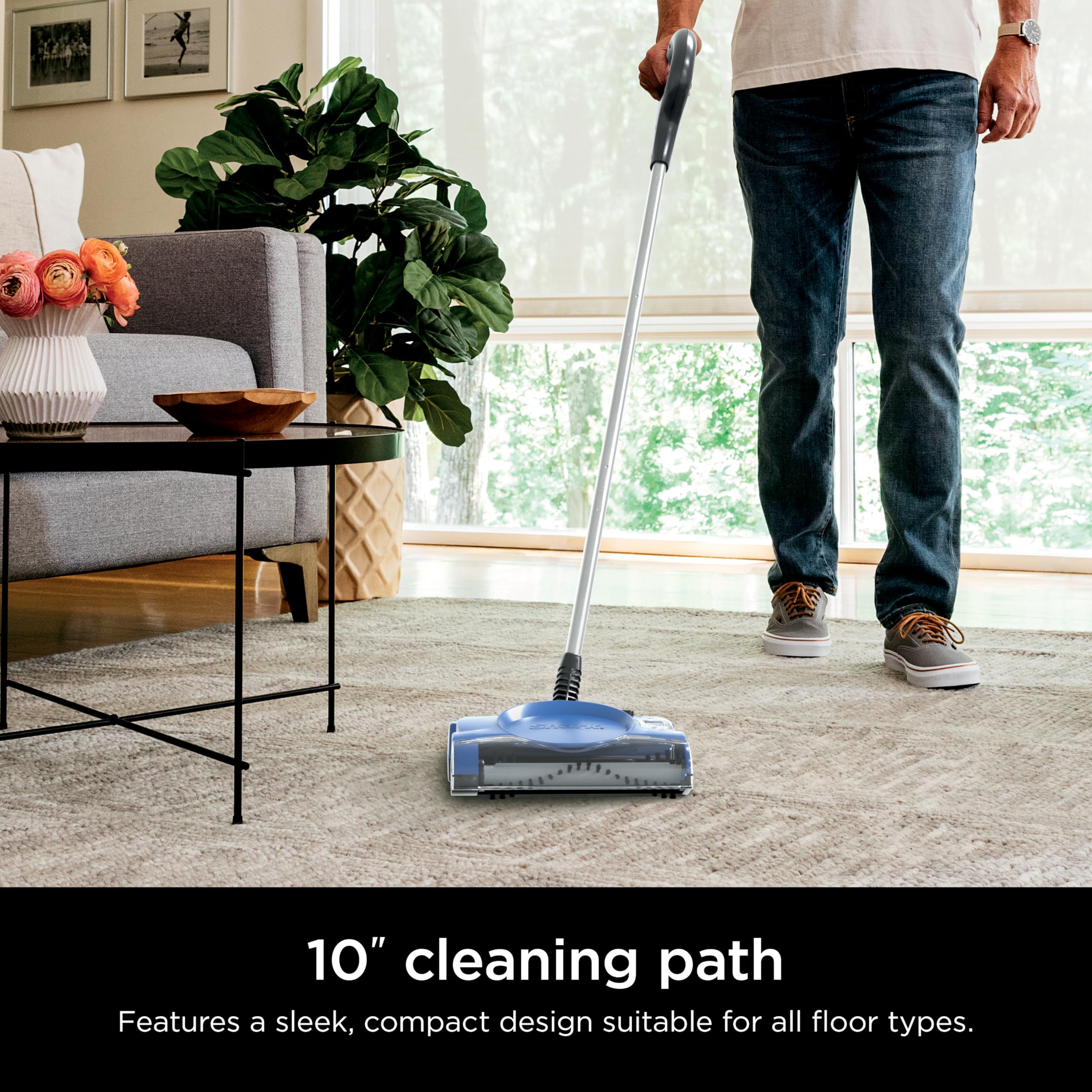 Foto 5 pulgar | Floor Sweeper Shark V2700z Recargable Azul Para Todos Los Pisos - Venta Internacional.