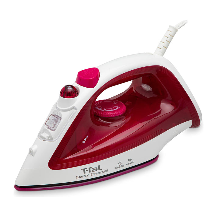 Plancha De Vapor T-fal Steam Essential Fv1052x0-rosa