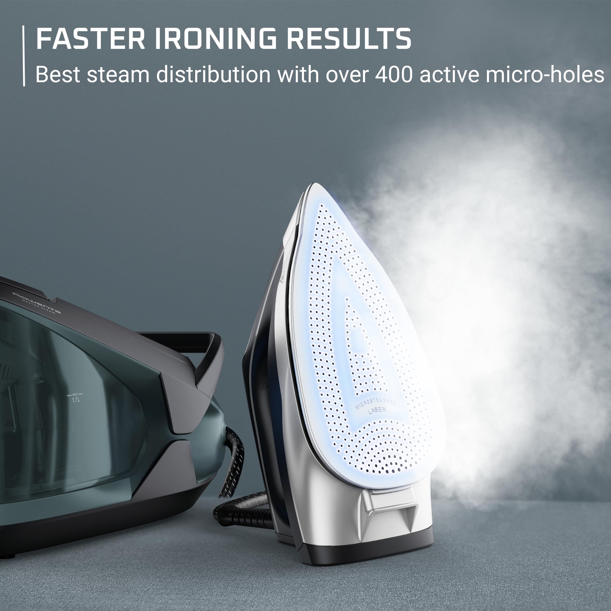 Foto 3 pulgar | Vaporizador De Hierro Rowenta Master Steam Station Vr8338, 1,7 L, 1750 W - Venta Internacional.
