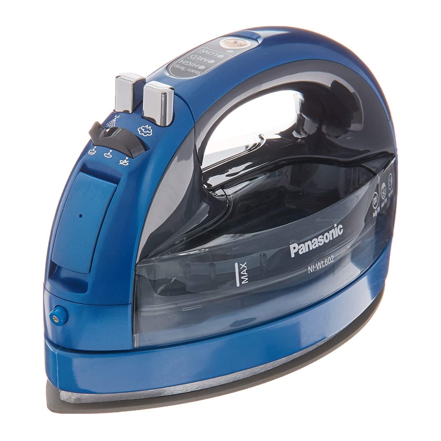 Foto 2 pulgar | Plancha Inalámbrica Freestyle Panasonic 360º Cerámica Azul Metalizado - Venta Internacional