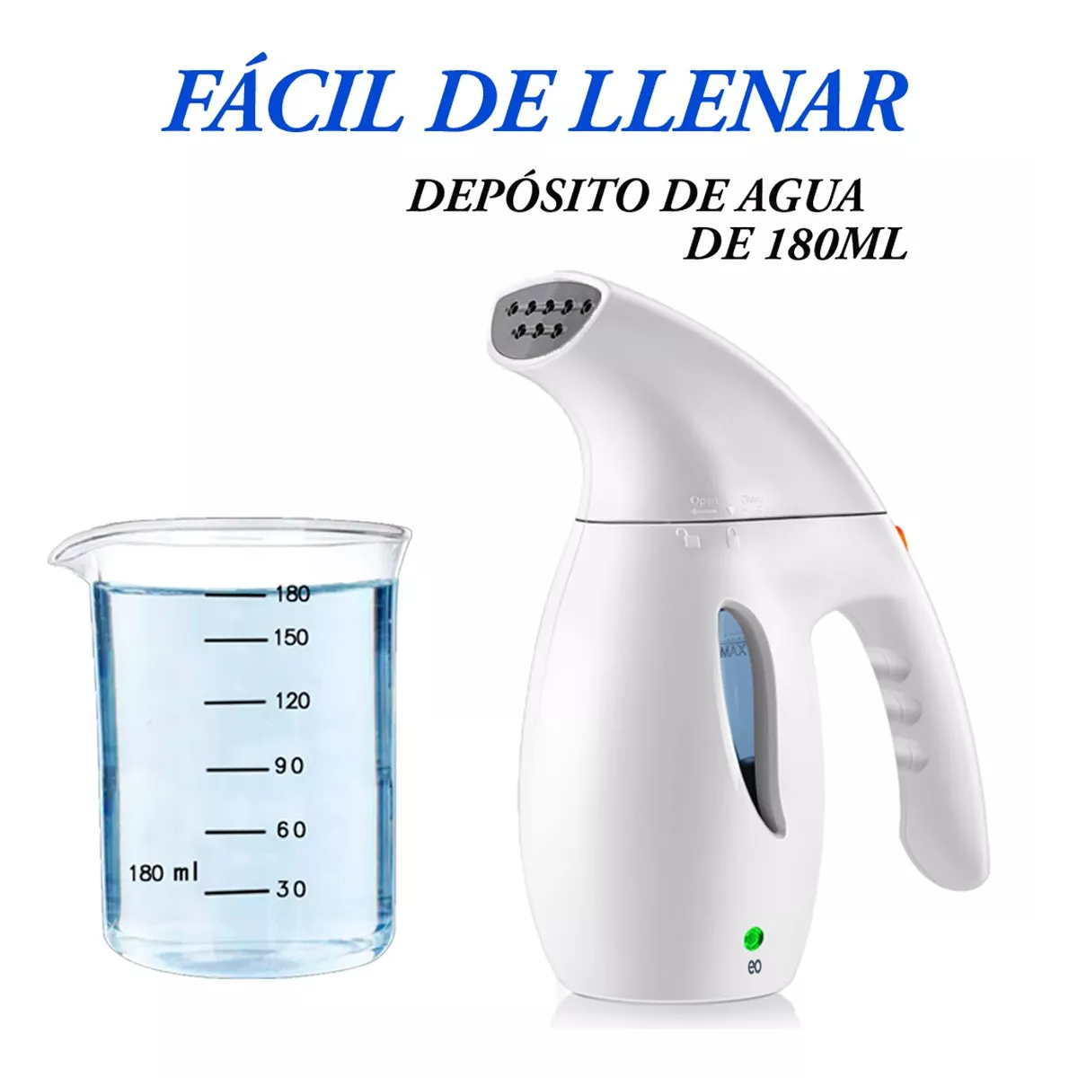 Foto 4 pulgar | Plancha de Vapor Portátil Eo Safe Imports Esi-10561-1 Blanco