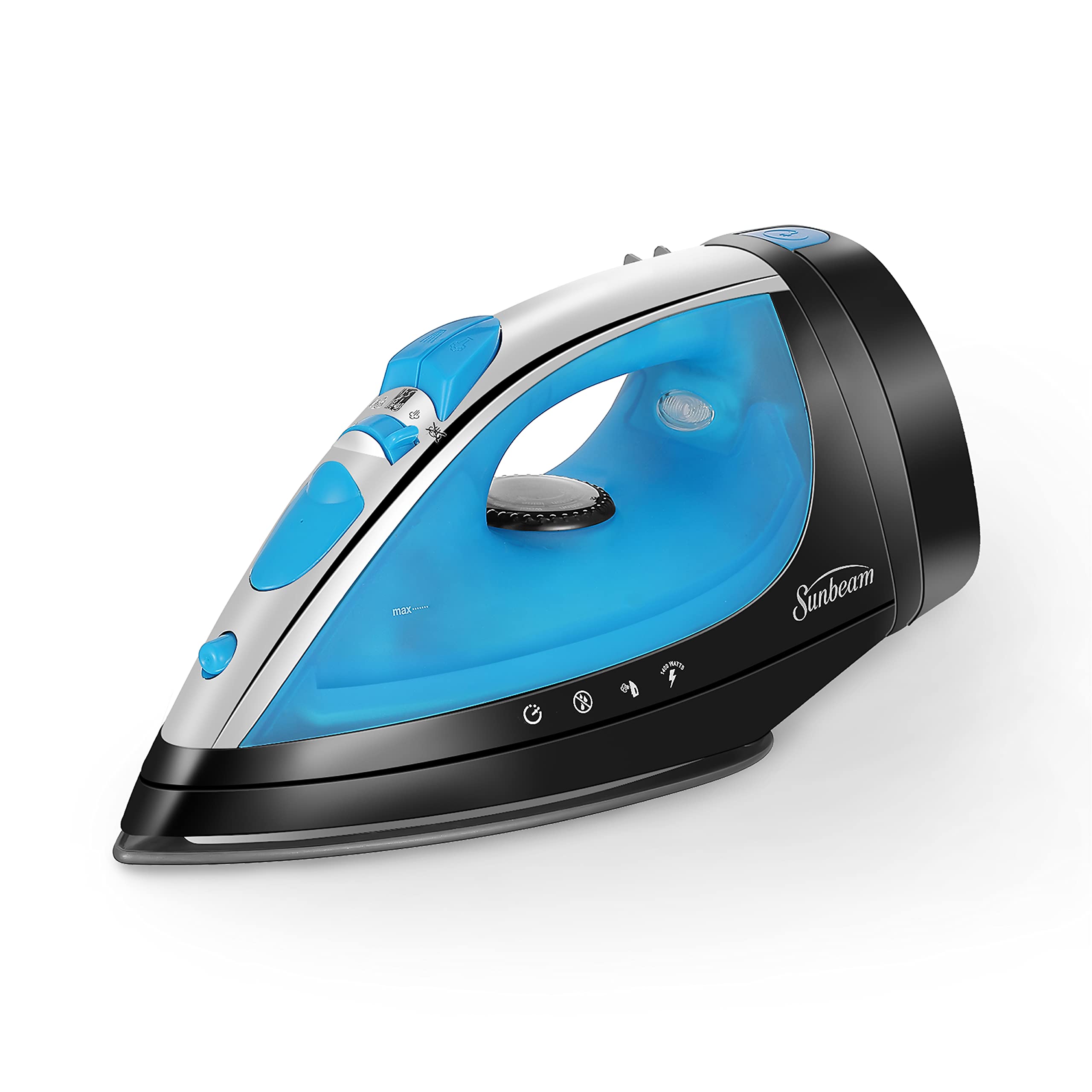 Plancha de Vapor Sunbeam Steammaster 1400W con Cable Retráctil- Venta Internacional