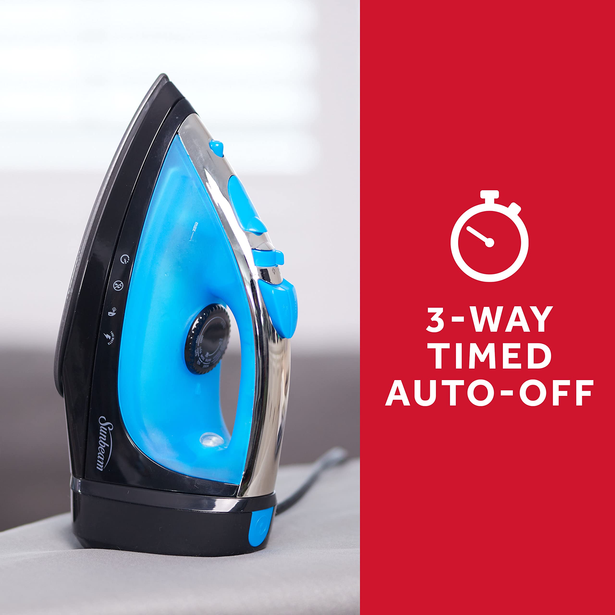 Foto 4 pulgar | Plancha de Vapor Sunbeam Steammaster 1400W con Cable Retráctil- Venta Internacional