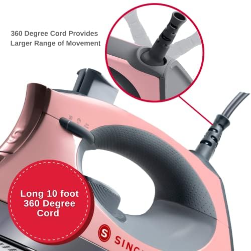 Foto 8 pulgar | Plancha de Vapor Singer Steamcraft 1700 W 300 Ml Rosa - Venta Internacional