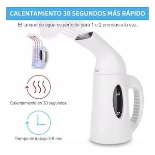 Foto 2 | Plancha de Vapor Portátil Eo Safe Imports Esi-15078-1 Blanco