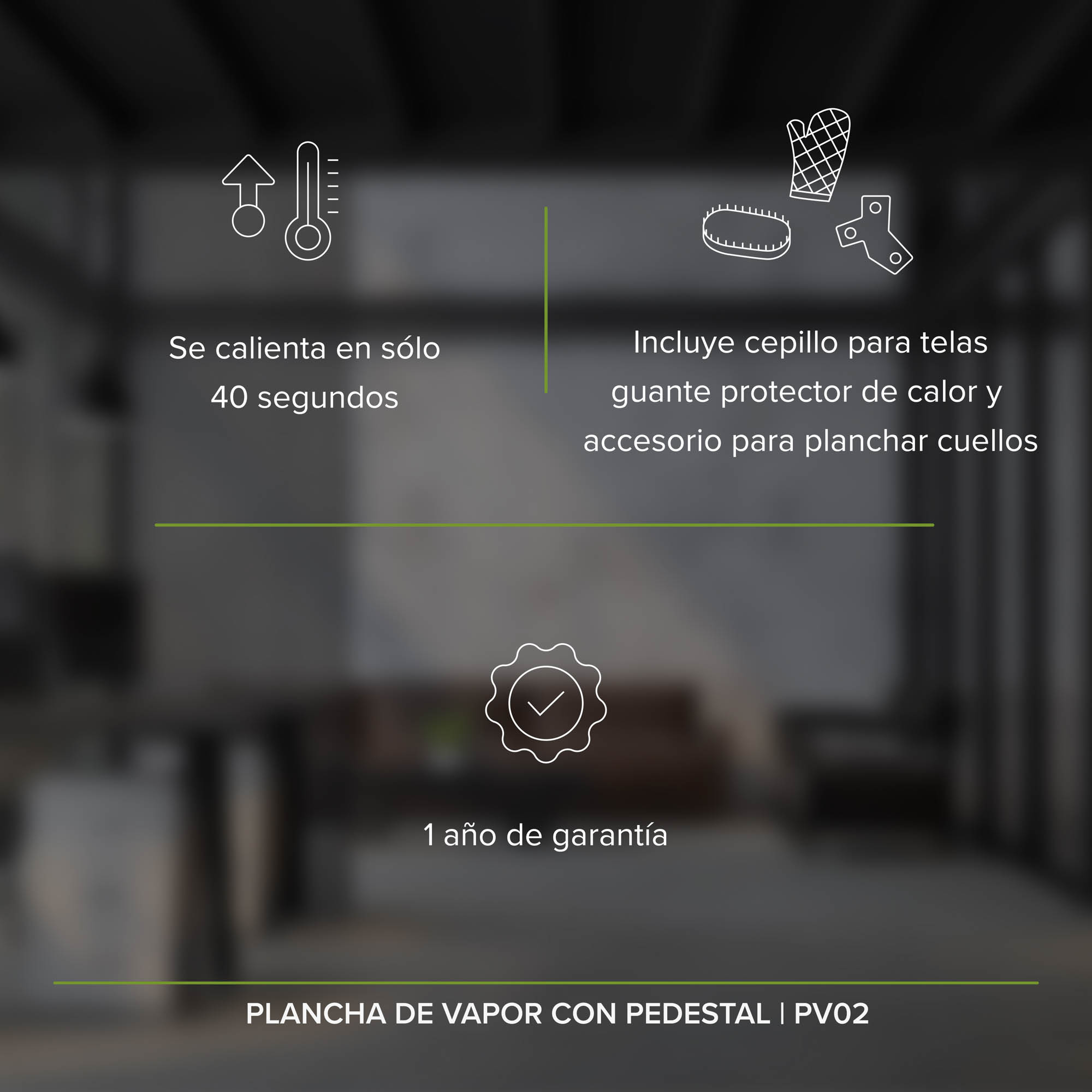Foto 4 pulgar | Plancha Vertical de Vapor con Pedestal Avera Pv02p
