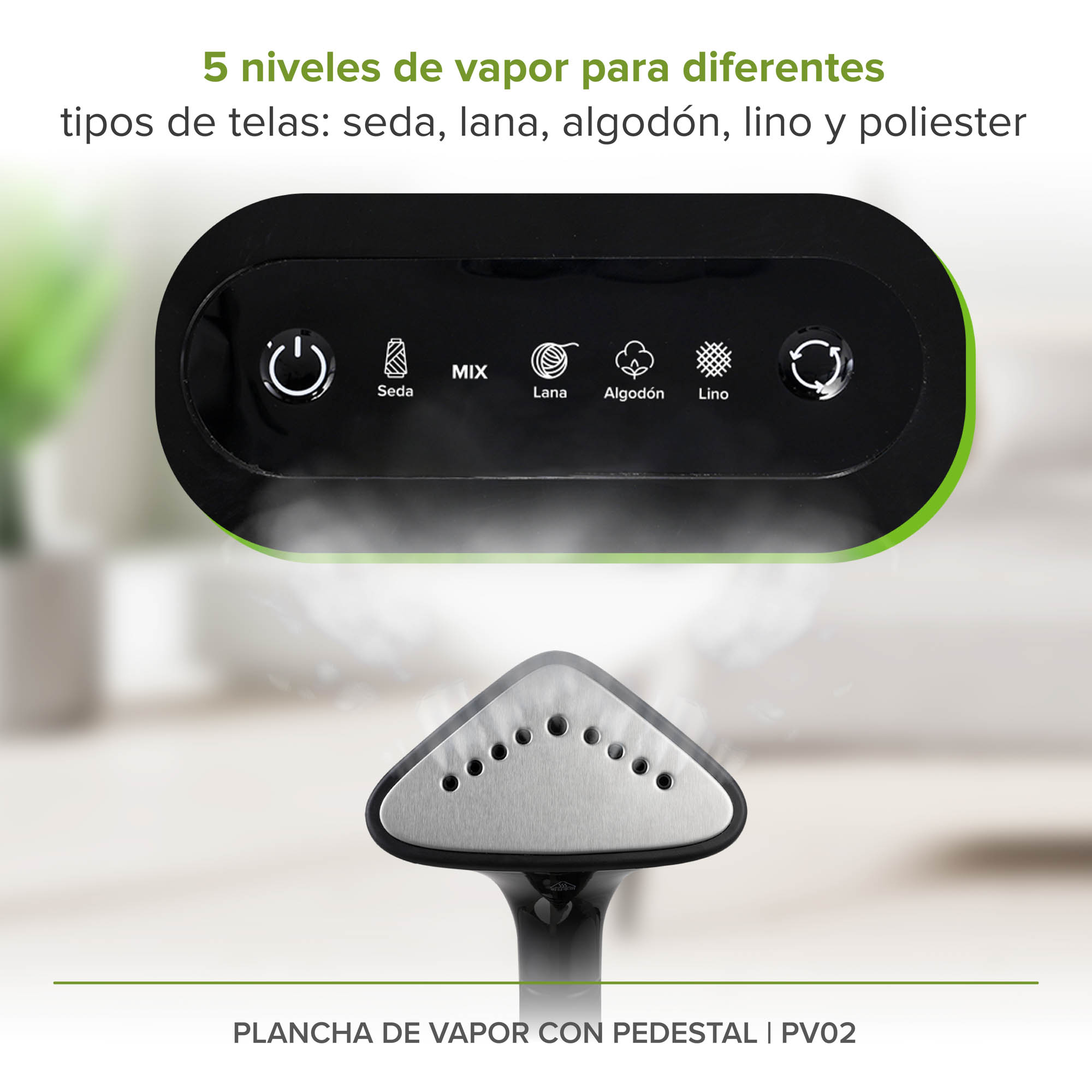 Foto 6 pulgar | Plancha Vertical de Vapor con Pedestal Avera Pv02p