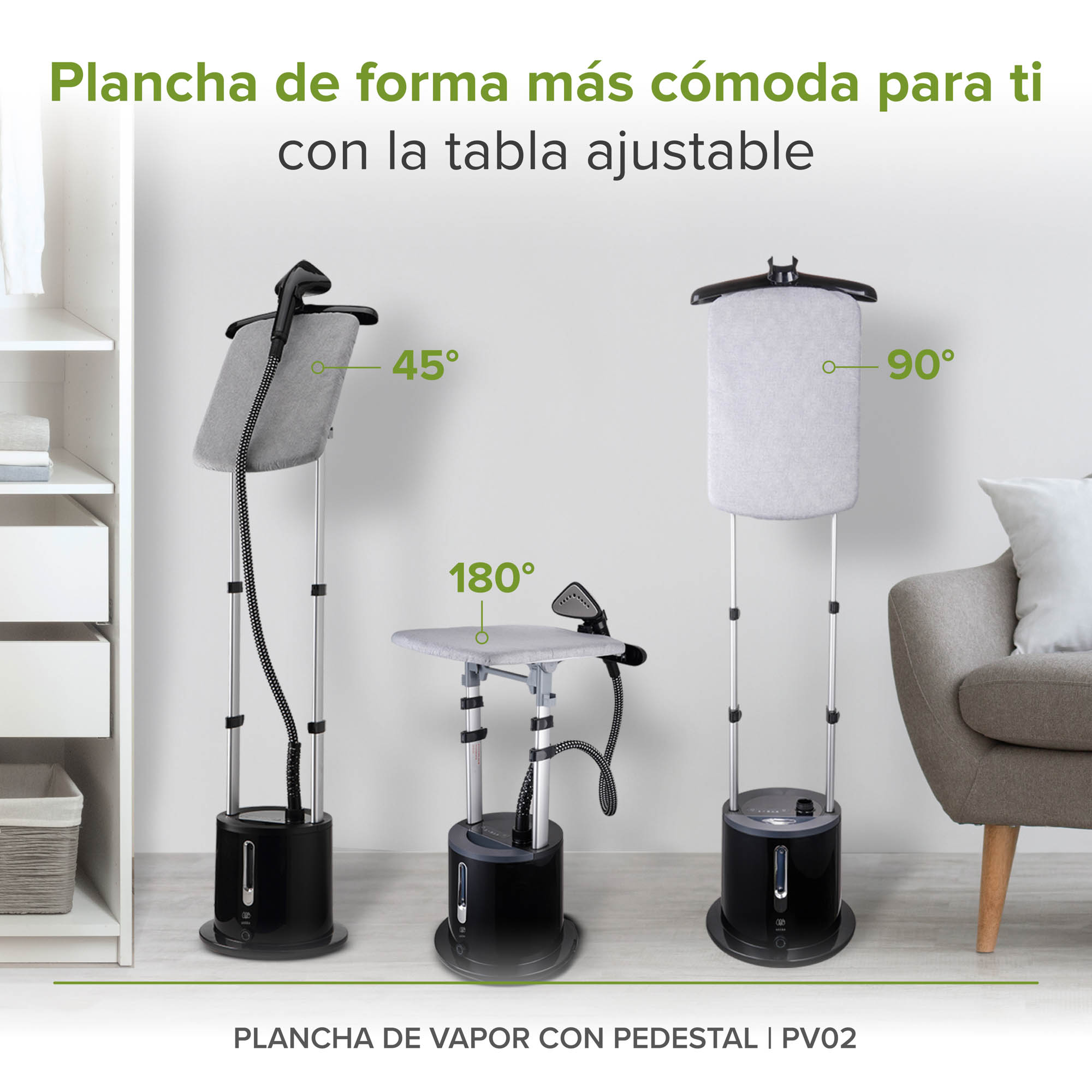 Foto 7 | Plancha Vertical de Vapor con Pedestal Avera Pv02p