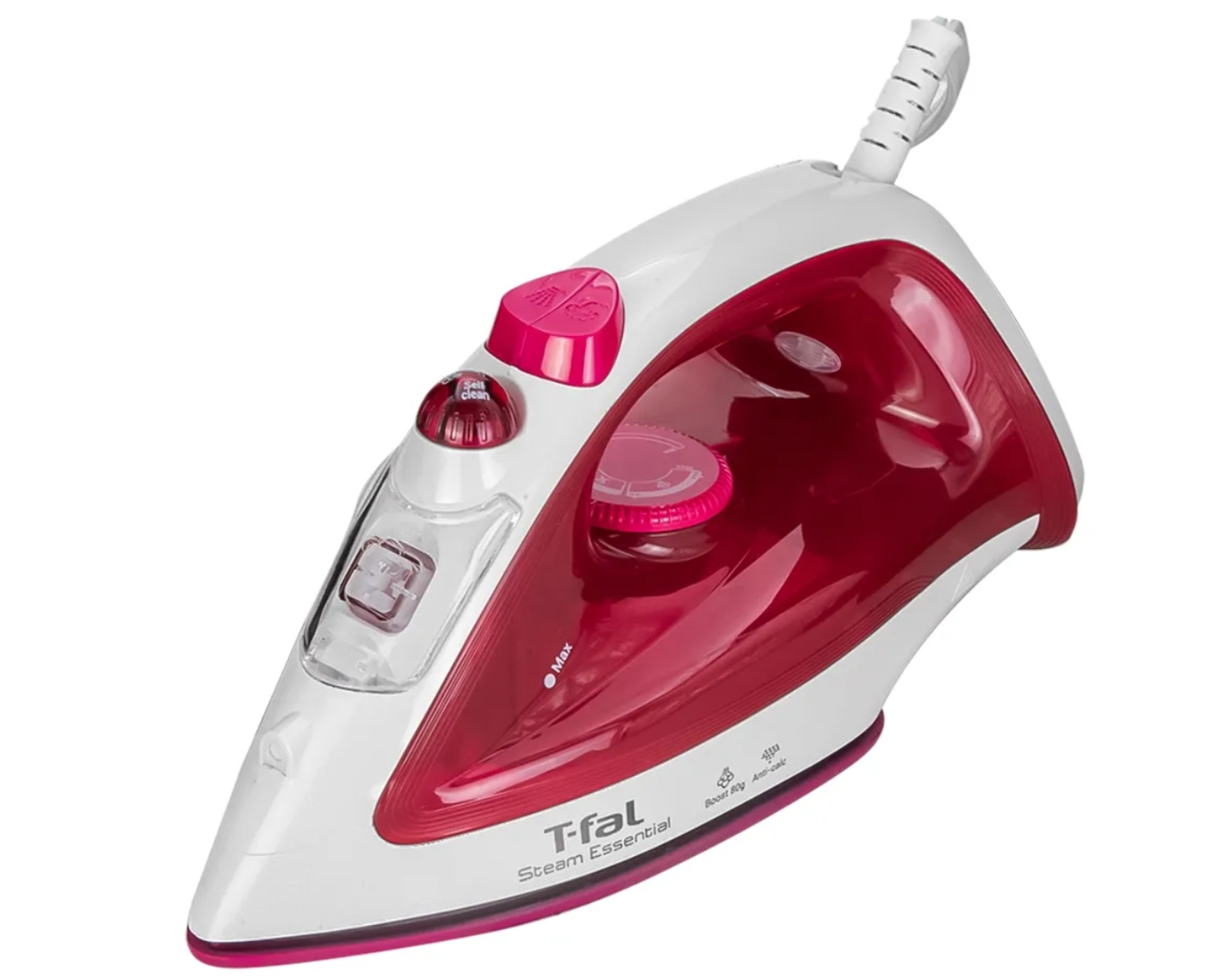 Plancha Steam Essential Holi Rosa T-fal