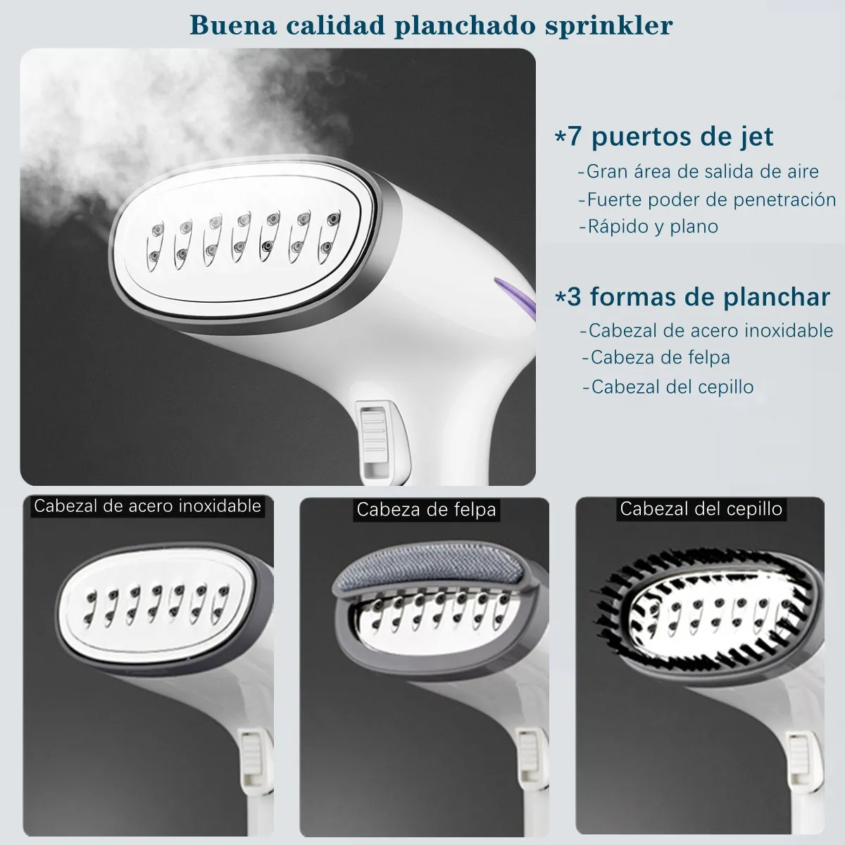 Foto 4 | Plancha De Vapor Vertical Portátil Vaporizador Ropa 1100w Lab.g Blanco