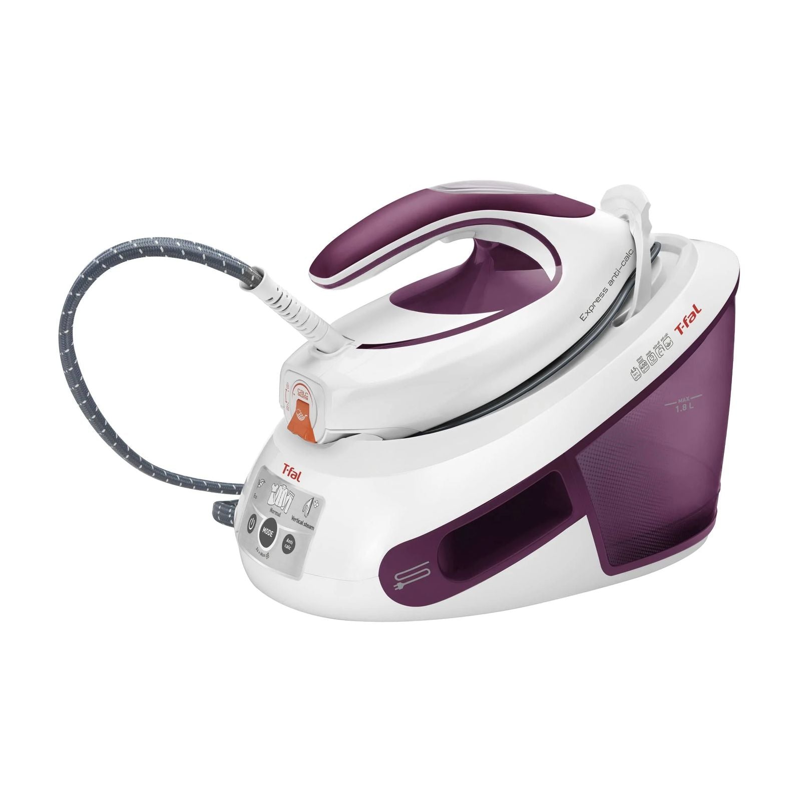 Foto 3 pulgar | Plancha Central De Vapor T-fal Express Morada Sv8031x0