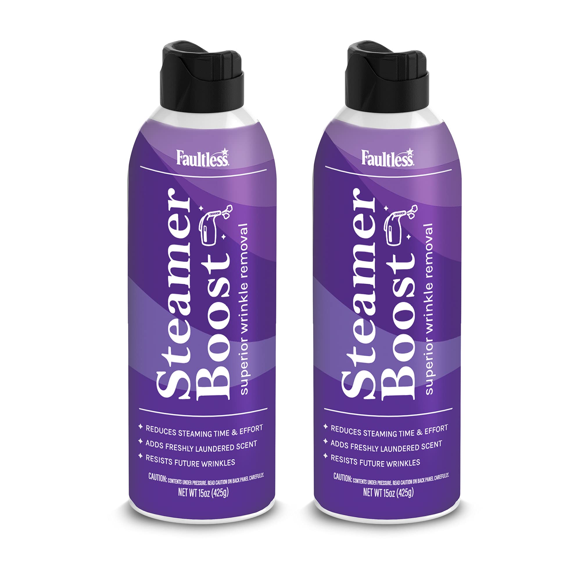 Foto 2 pulgar | Spray Eliminador De Arrugas Faultless Steamer Boost 425 Ml (paquete De 2) - Venta Internacional.