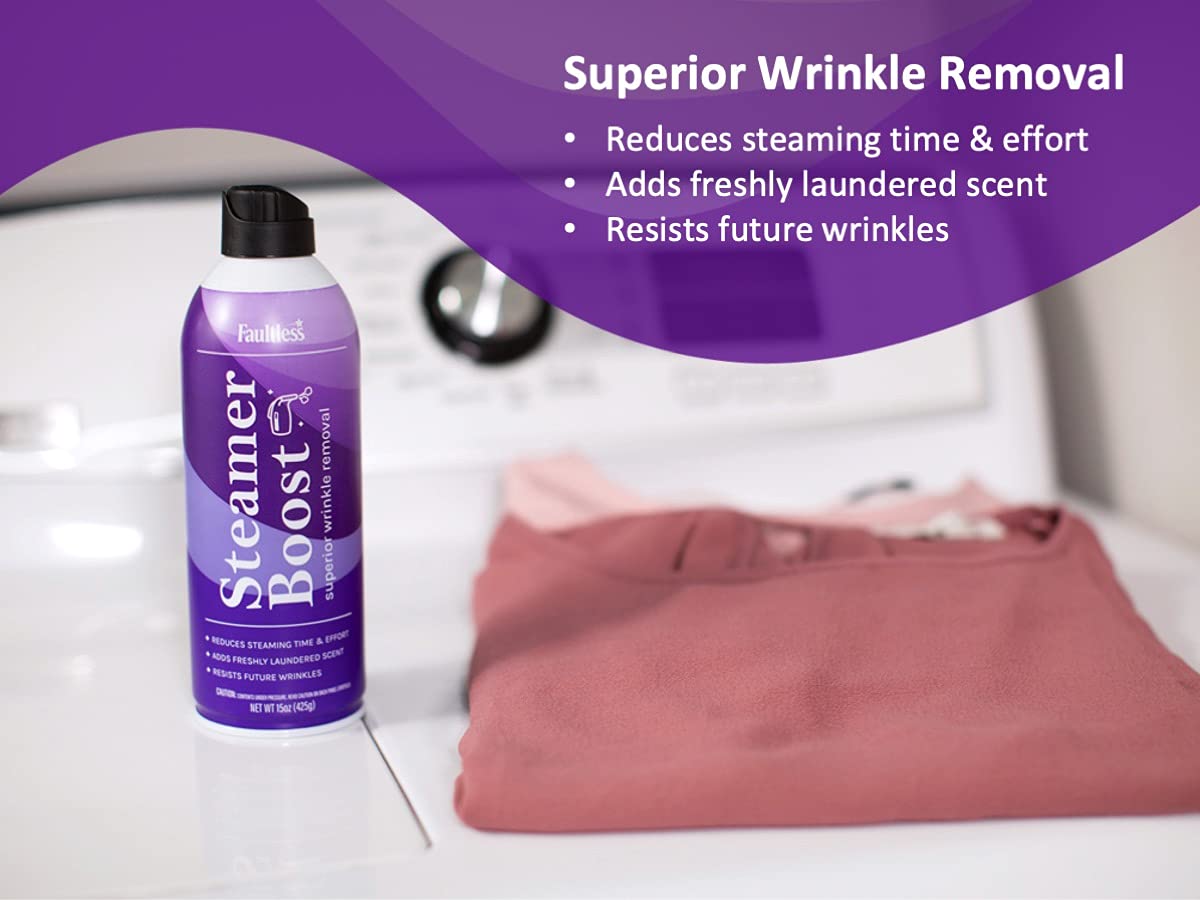 Foto 4 pulgar | Spray Eliminador De Arrugas Faultless Steamer Boost 425 Ml (paquete De 2) - Venta Internacional.