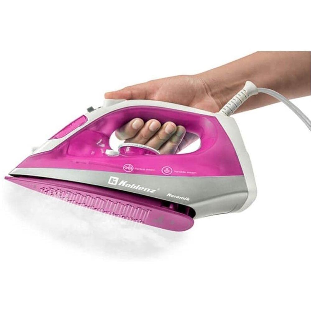 Foto 4 pulgar | Plancha de Vapor Koblenz Pkk-350s Función Vertical Rosa