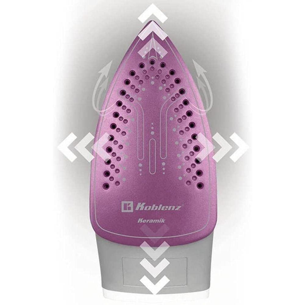 Foto 5 pulgar | Plancha de Vapor Koblenz Pkk-350s Función Vertical Rosa