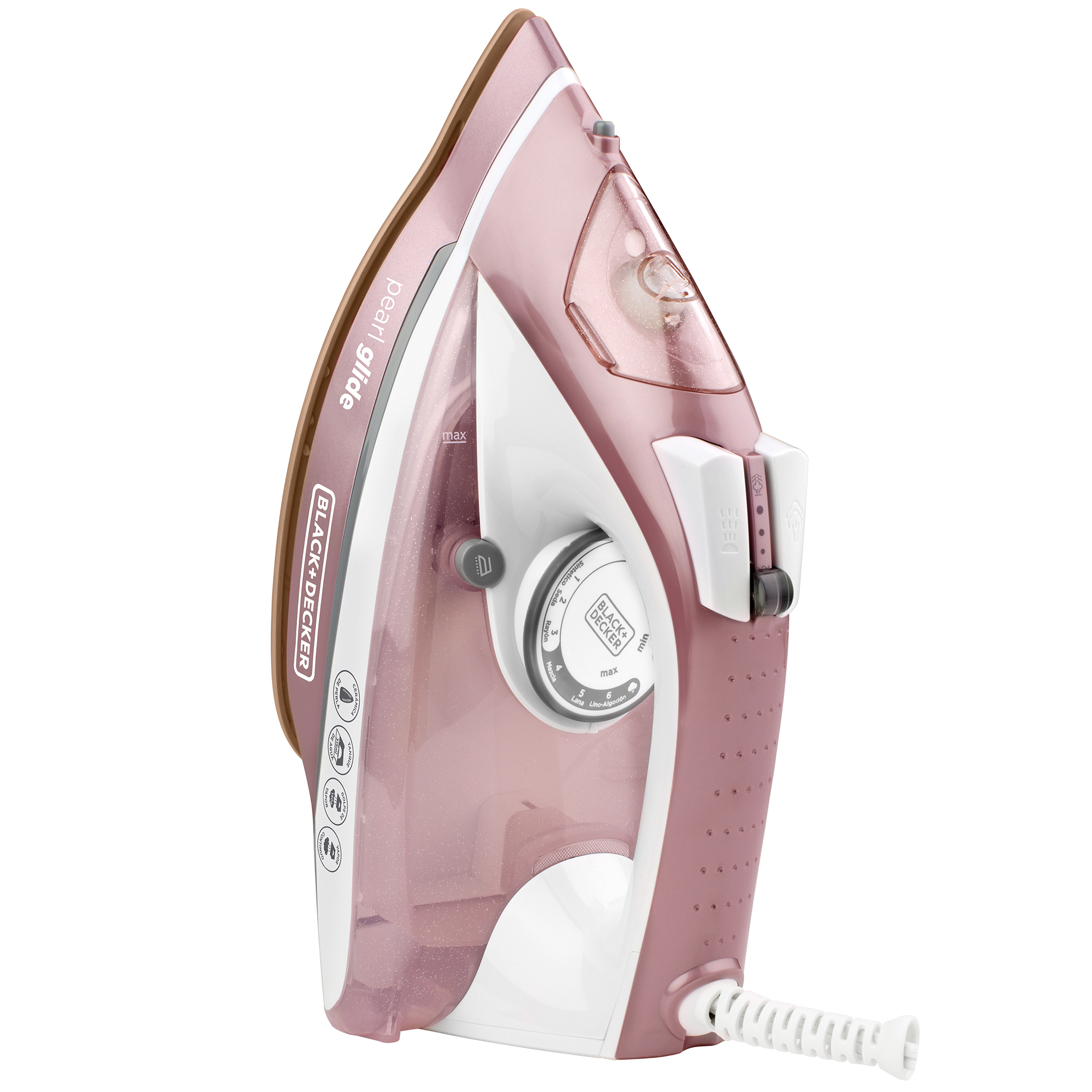 Foto 3 pulgar | Plancha De Vapor Black & Decker Pearl Glide IR23972 color Rosa