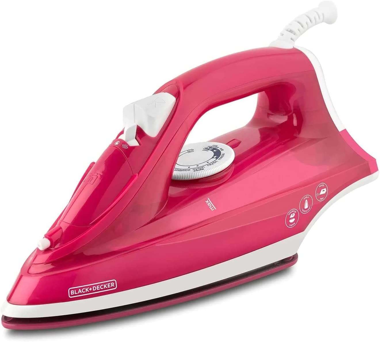 Foto 2 pulgar | Plancha de Vapor Black And Decker IRBD302 color Rosa