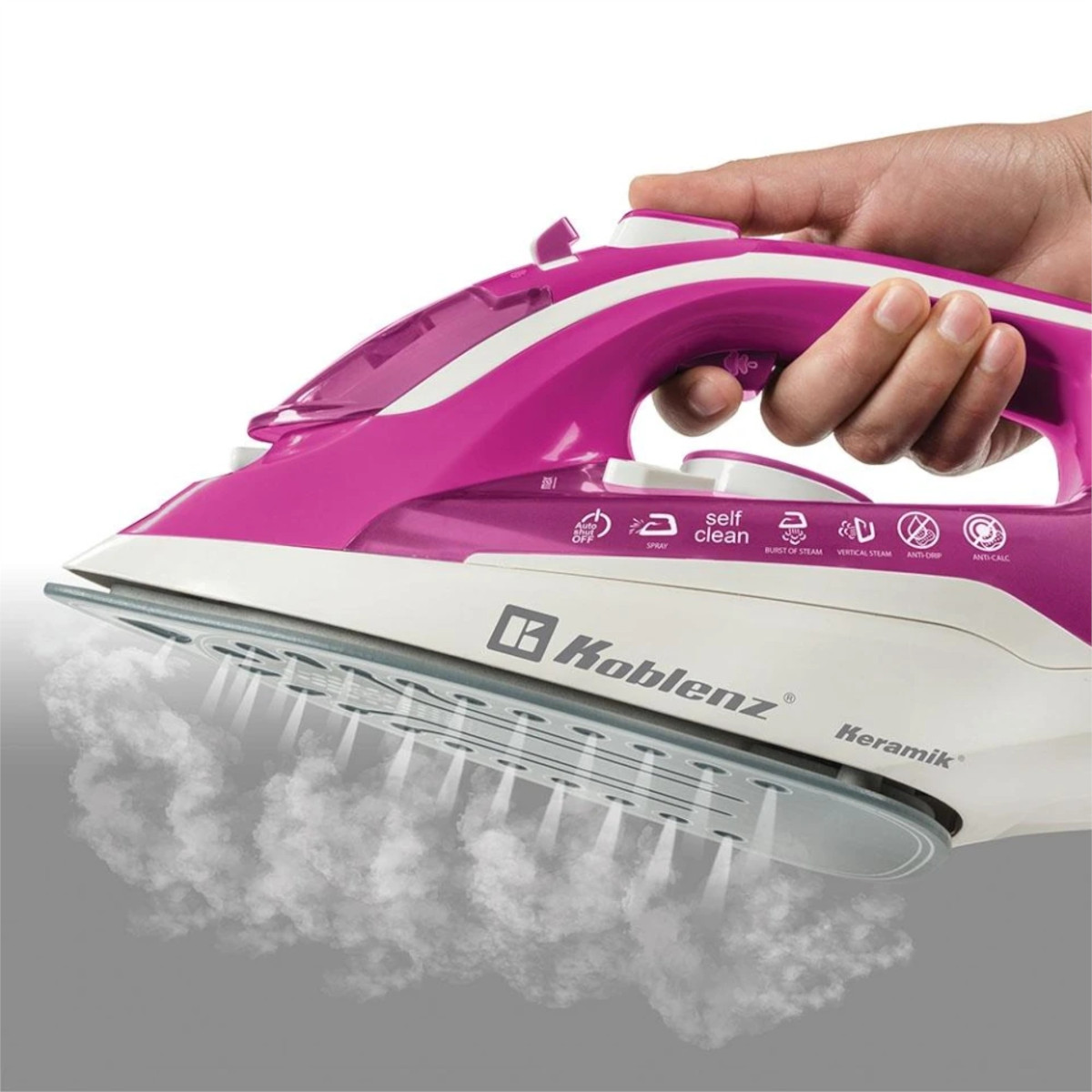 Foto 4 pulgar | Plancha Koblenz PKK-550 SR Púrpura 1200w