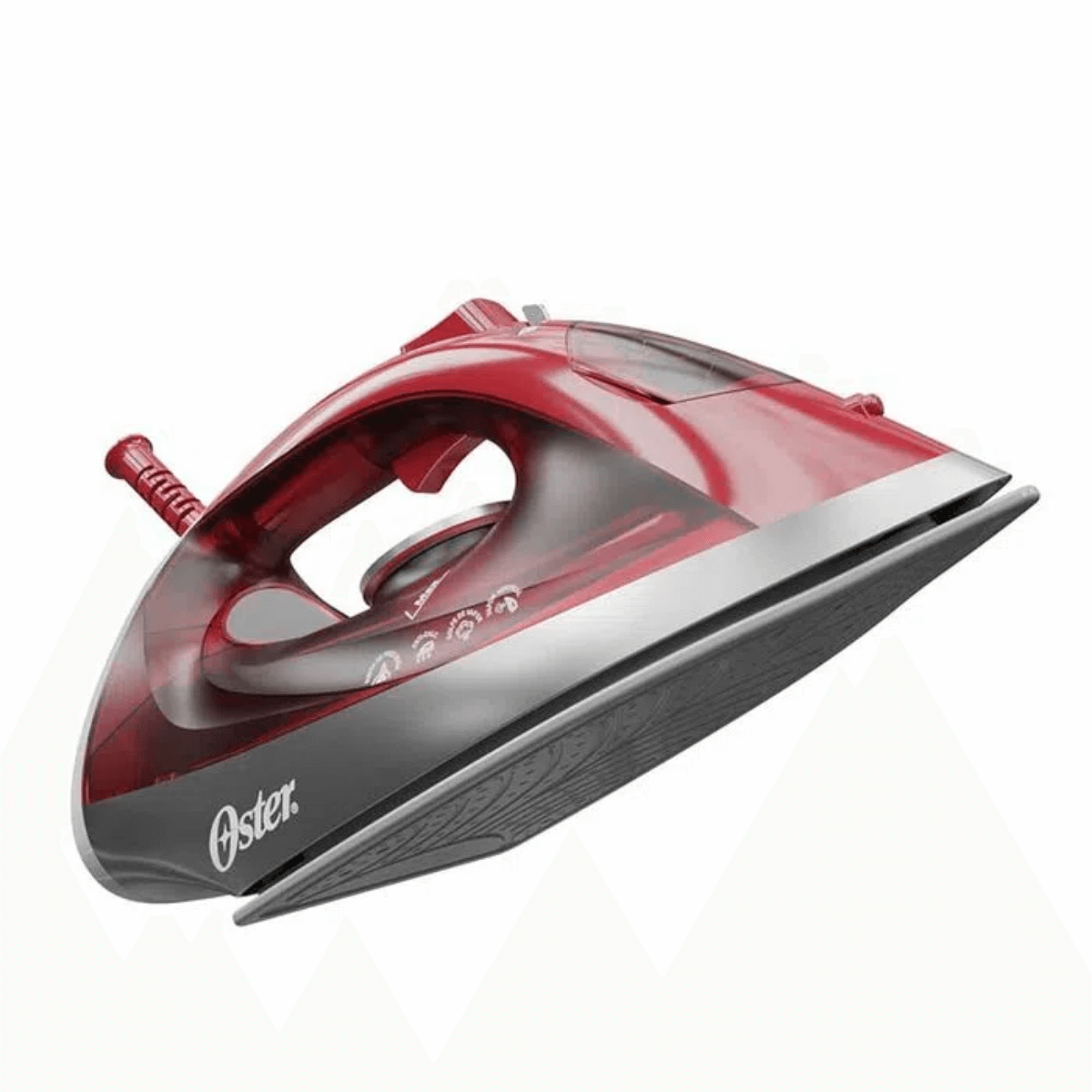 Plancha De Vapor Suela Cerámica Oster color Rojo