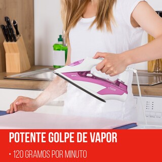 Foto 3 | Plancha de Vapor DISA Home 19-10-0-053 color Blanco