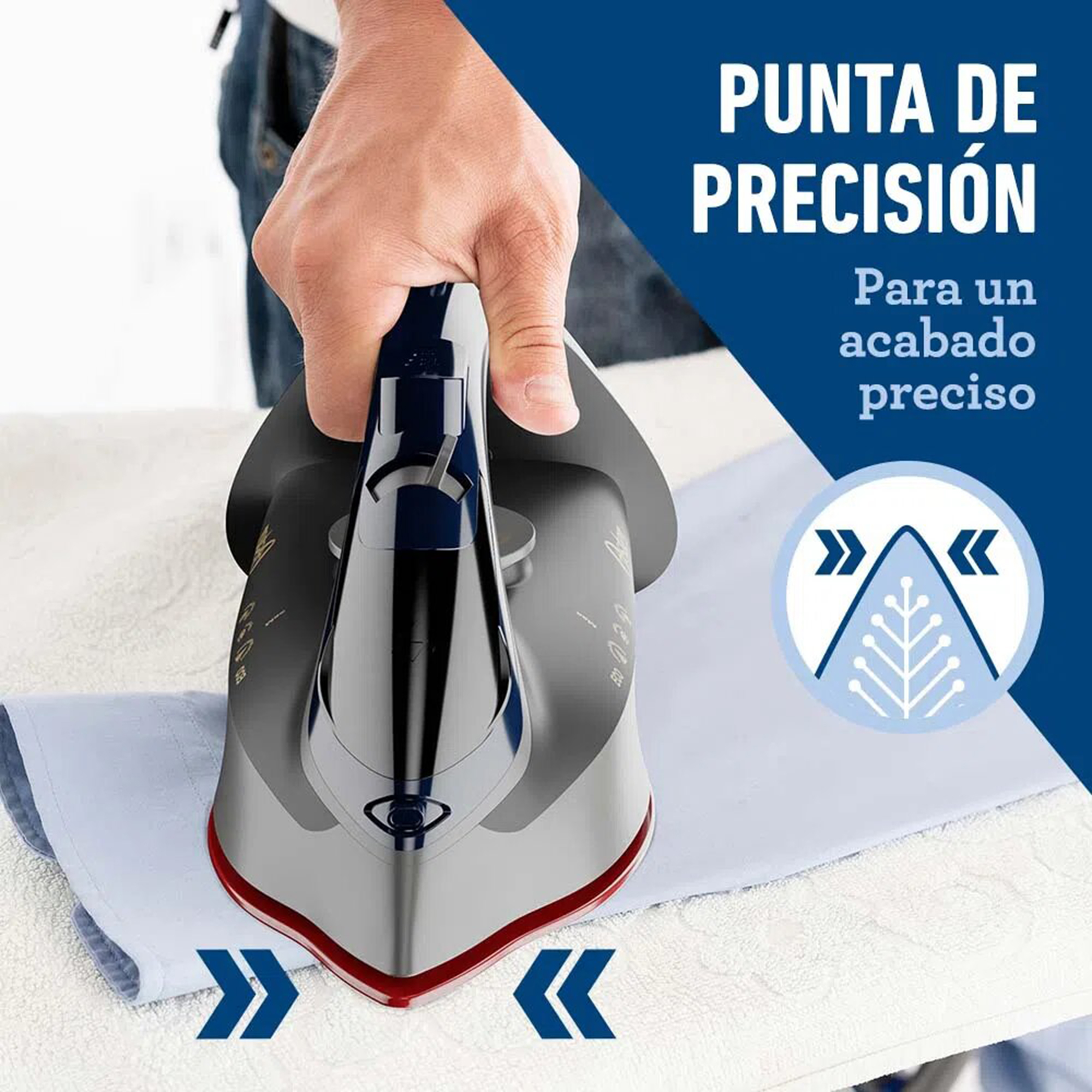 Foto 6 pulgar | Plancha de Vapor Oster Azul con Tecnología Aero Cerámica