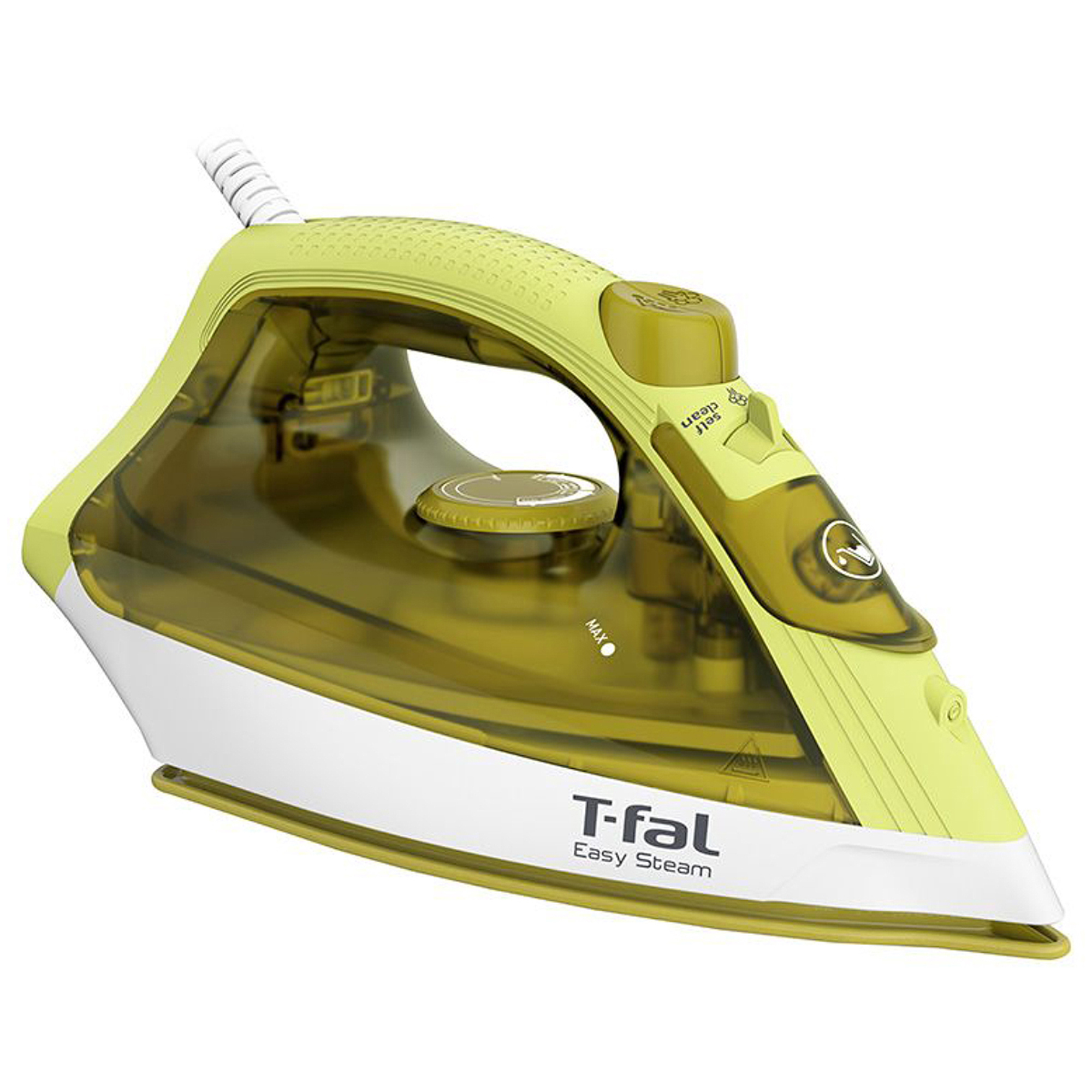 Plancha De Vapor T-fal Easy Ceramic Fv1952 Color Verde