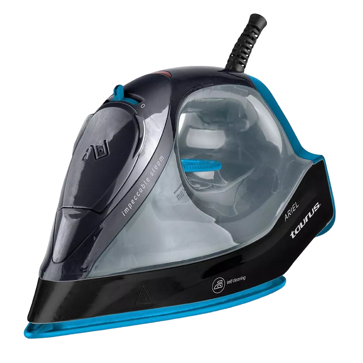 Foto 1 | Plancha Taurus Ariel Antiadherente con Vapor y Control de Temperatura color Azul