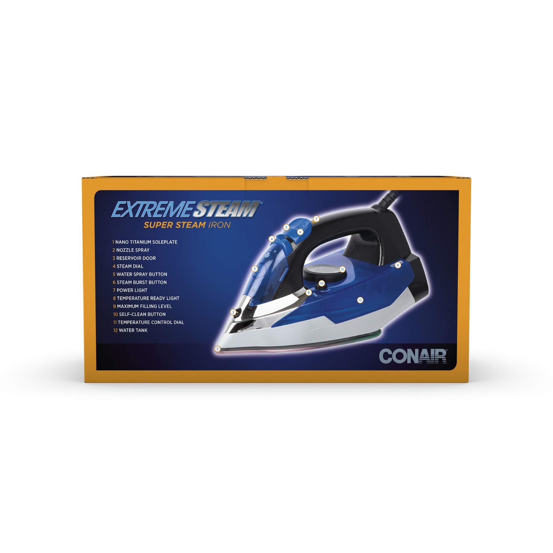 Foto 6 pulgar | Plancha de Vapor Conair Extremesteam 1550w con Suela de Nanotitanio - Venta Internacional
