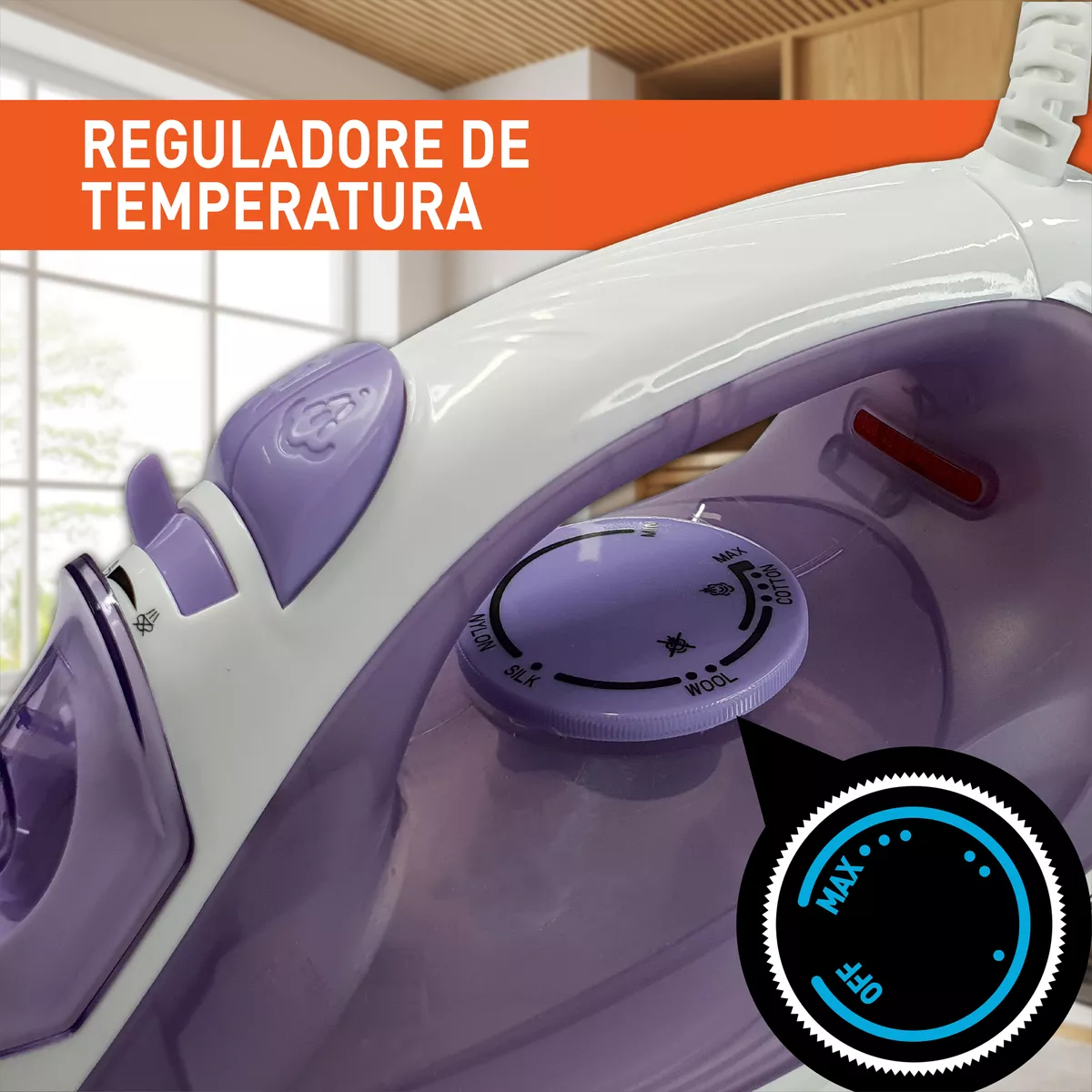 Foto 4 pulgar | Plancha de Vapor Antiadherente Skyline 1200w