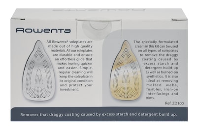 Foto 3 | Kit De Limpieza Rowenta Para Plancha De Vapor Con Limpiador No Tóxico - Venta Internacional.