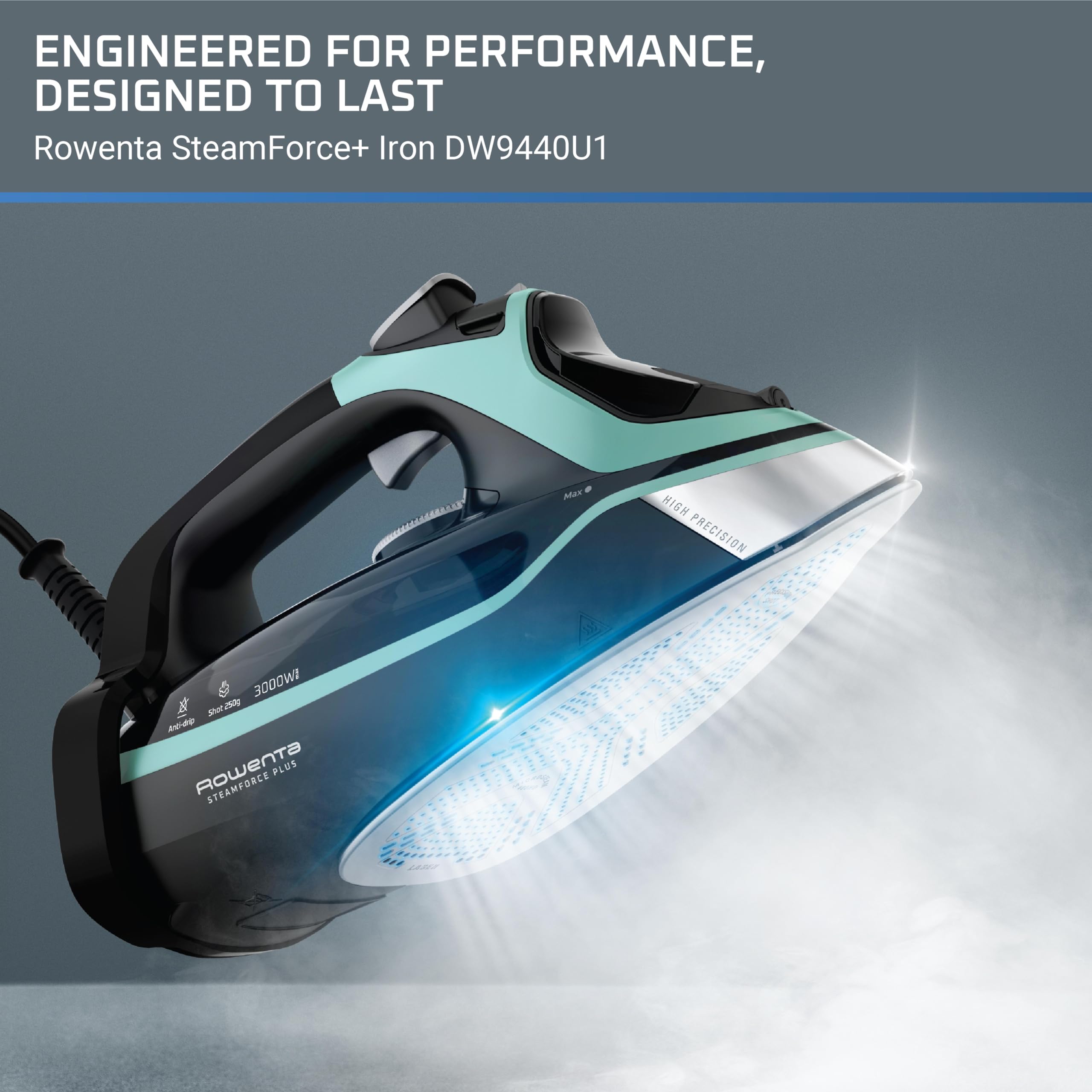 Foto 3 pulgar | Plancha De Vapor Rowenta Steam Force 1800 W 400 Microsteam Holes - Venta Internacional.
