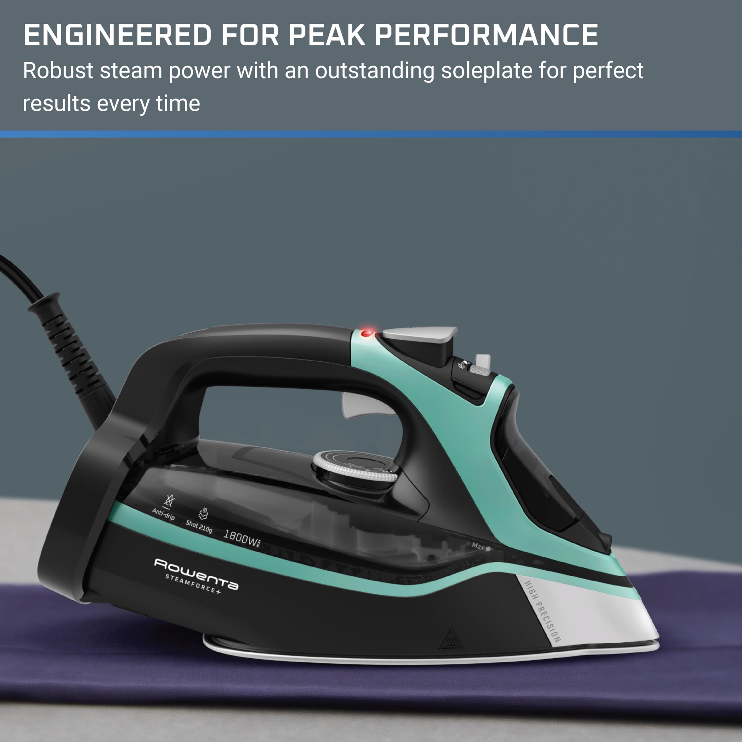 Foto 6 pulgar | Plancha De Vapor Rowenta Steam Force 1800 W 400 Microsteam Holes - Venta Internacional.