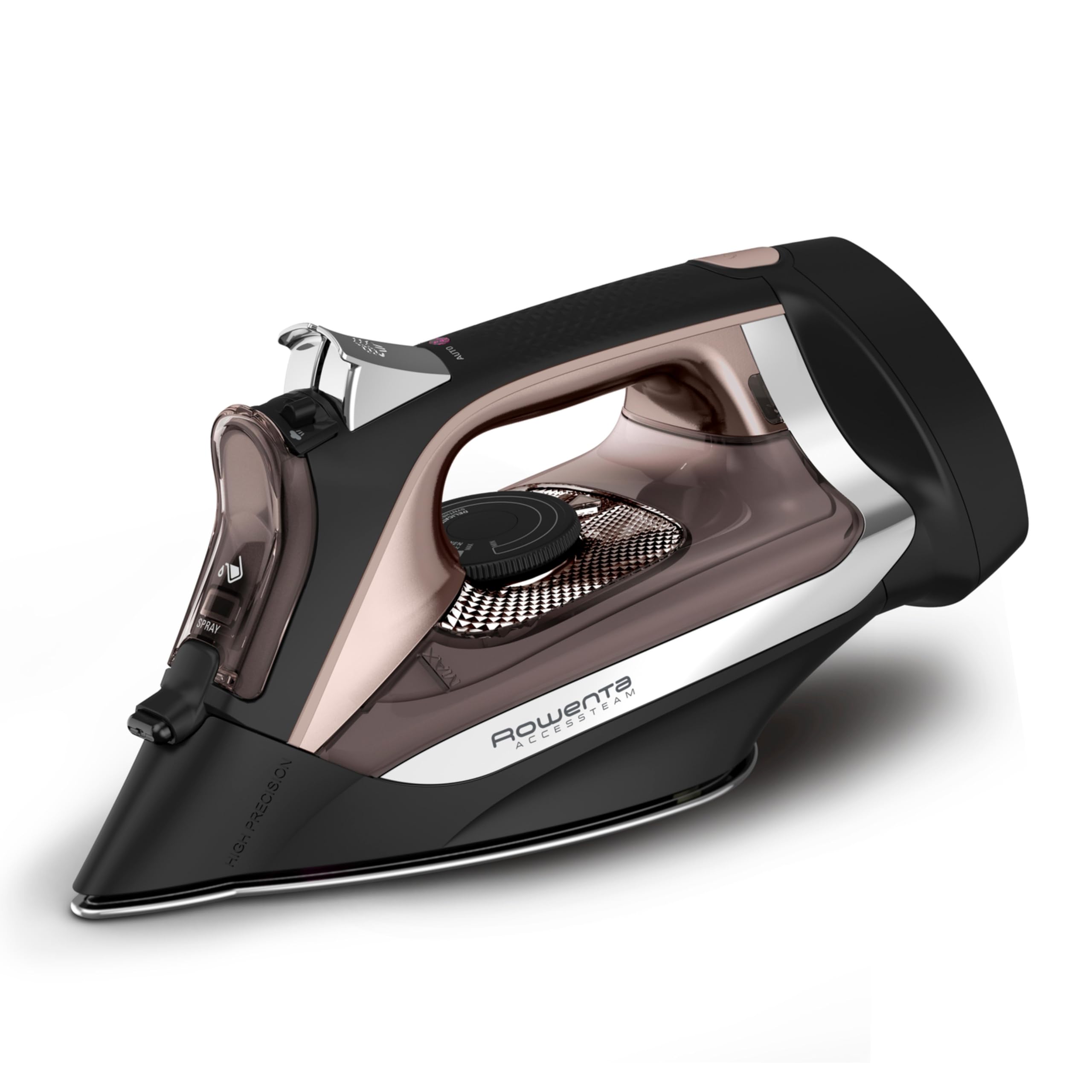 Foto 1 | Vaporizador De Hierro Rowenta Dw2459, Suela Negra De Acero Inoxidable - Venta Internacional.