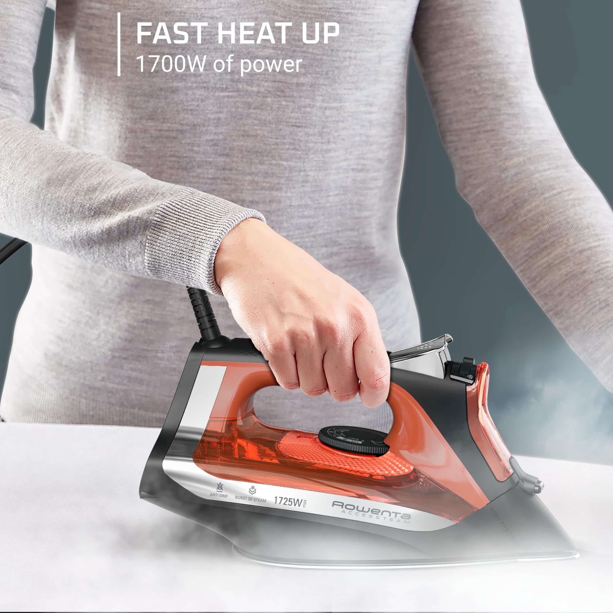Foto 5 pulgar | Vaporizador de Plancha Rowenta DW2360 1700 W 180 g/min Vapor - Venta Internacional