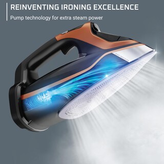 Foto 2 | Plancha de Vapor Rowenta Steam Force Pro 1850w 5 Presets Color Negro Y Cobre - Venta Internacional