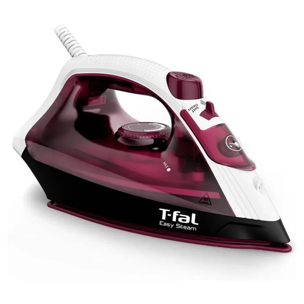 Plancha de Vapor Easy Steam Tfal Suela Cerámica Fv1951x0