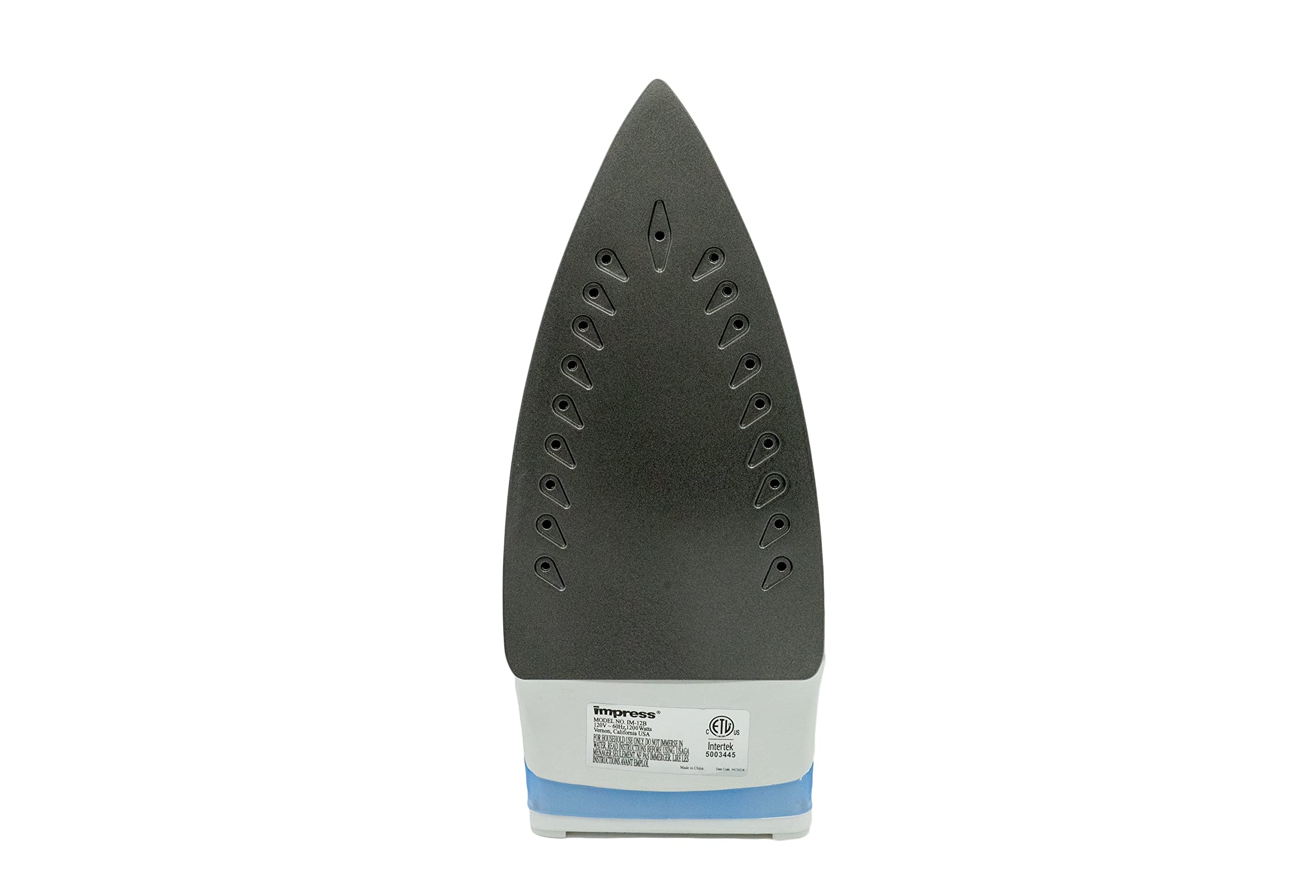 Foto 3 pulgar | Plancha para Ropa Impress Basic Antiadherente Compacta 1200 W Azul - Venta Internacional