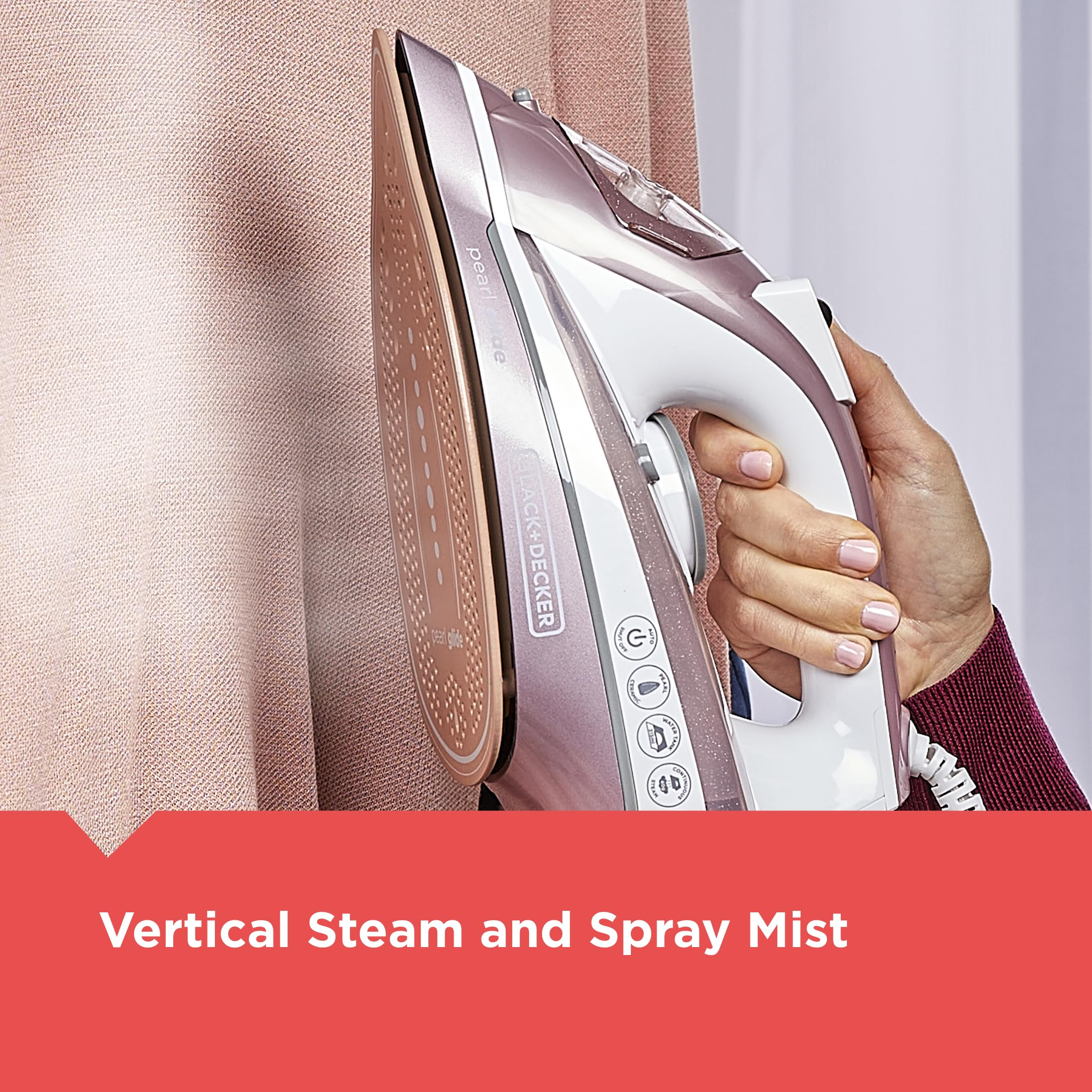 Foto 4 | Suela Cerámica Iron Black+decker Pearl Ir2398 De 315 Ml - Venta Internacional.